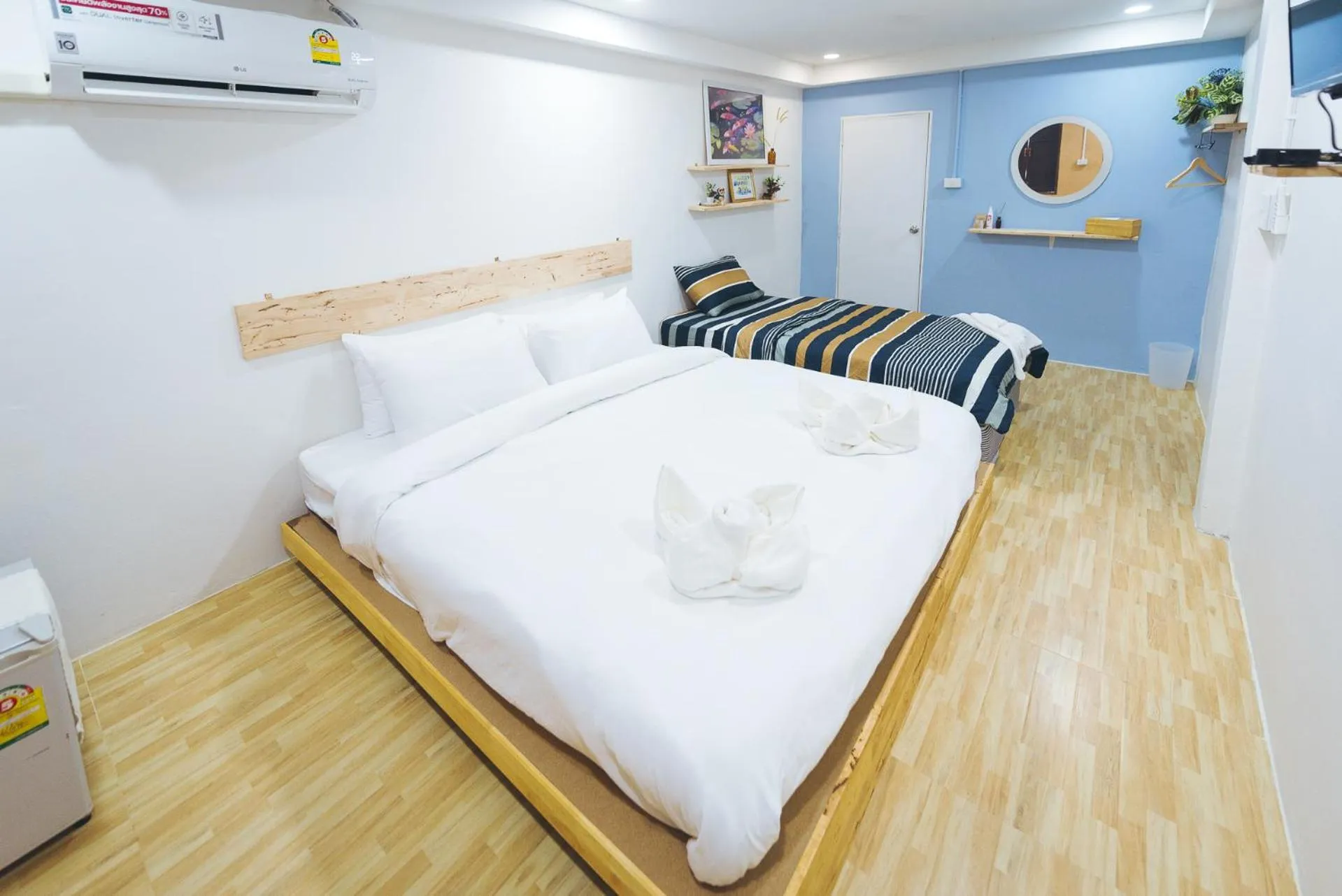 Bed in Wang Jai Kwang Space Inn