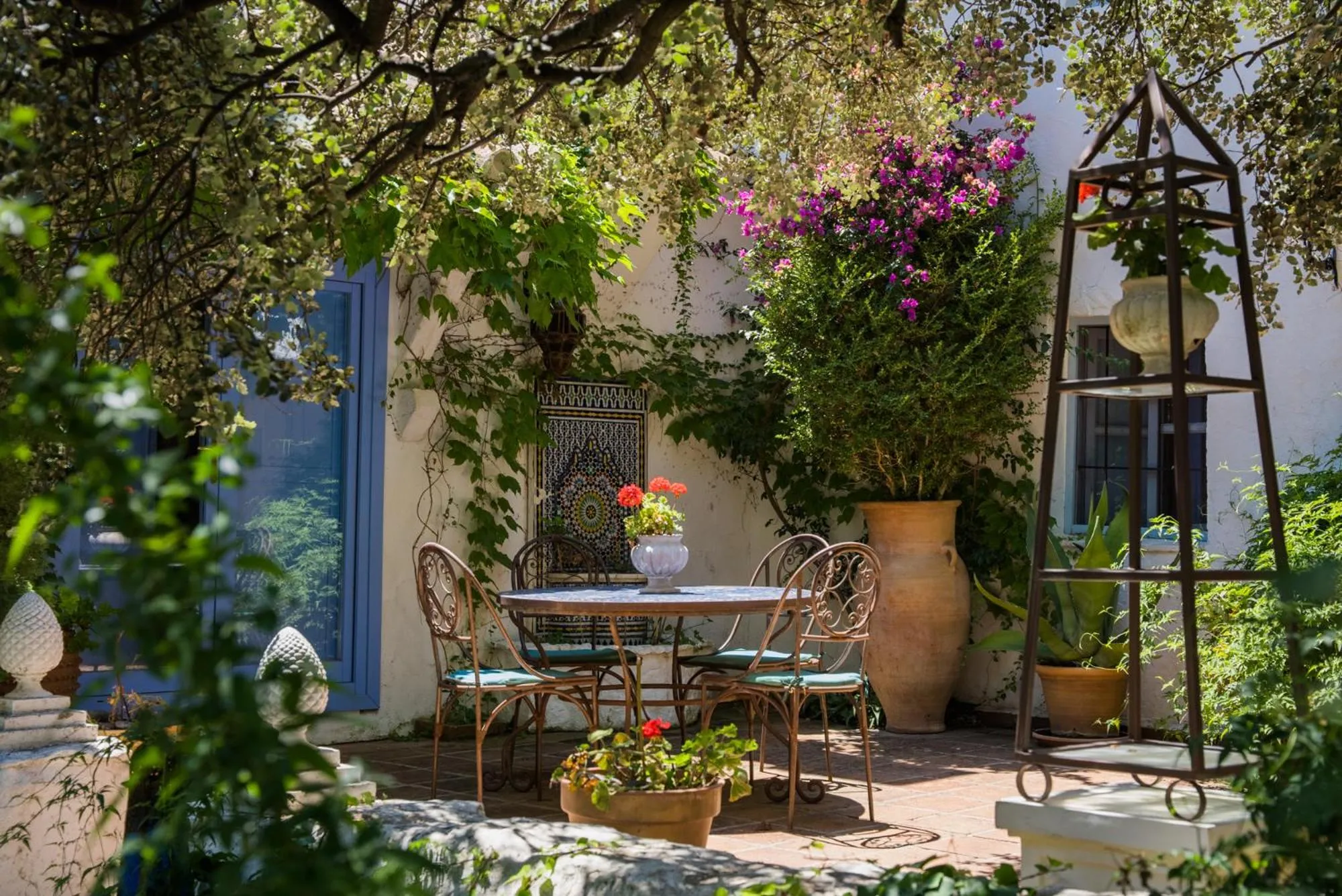 Patio in Hotel Finca Los Pilares de Ronda