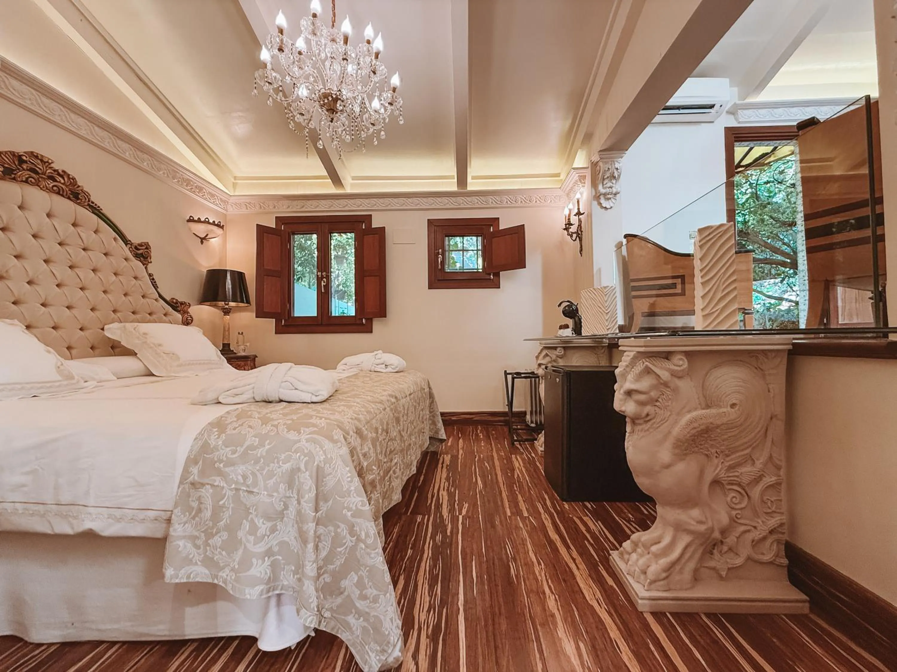 Bed in Hotel Finca Los Pilares de Ronda