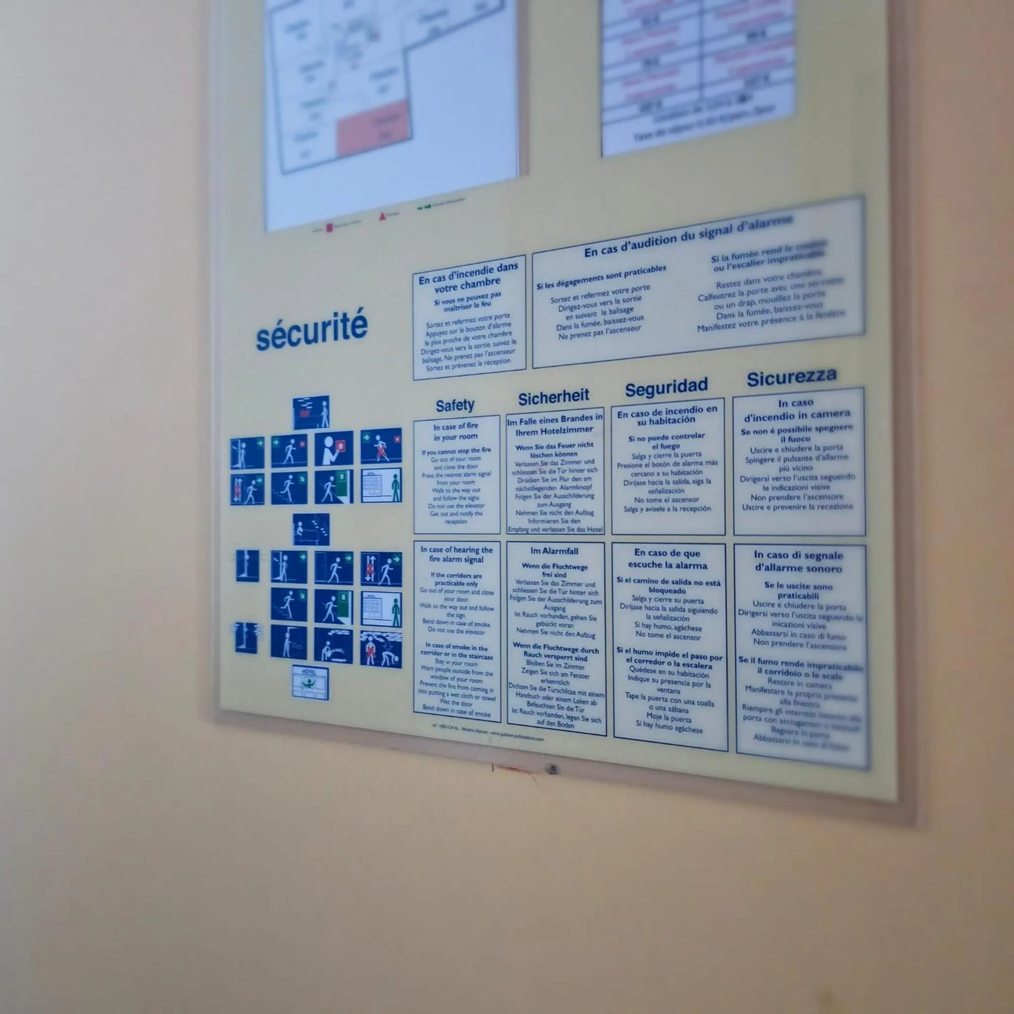 Bedroom in Hotel du Commerce et de Navarre