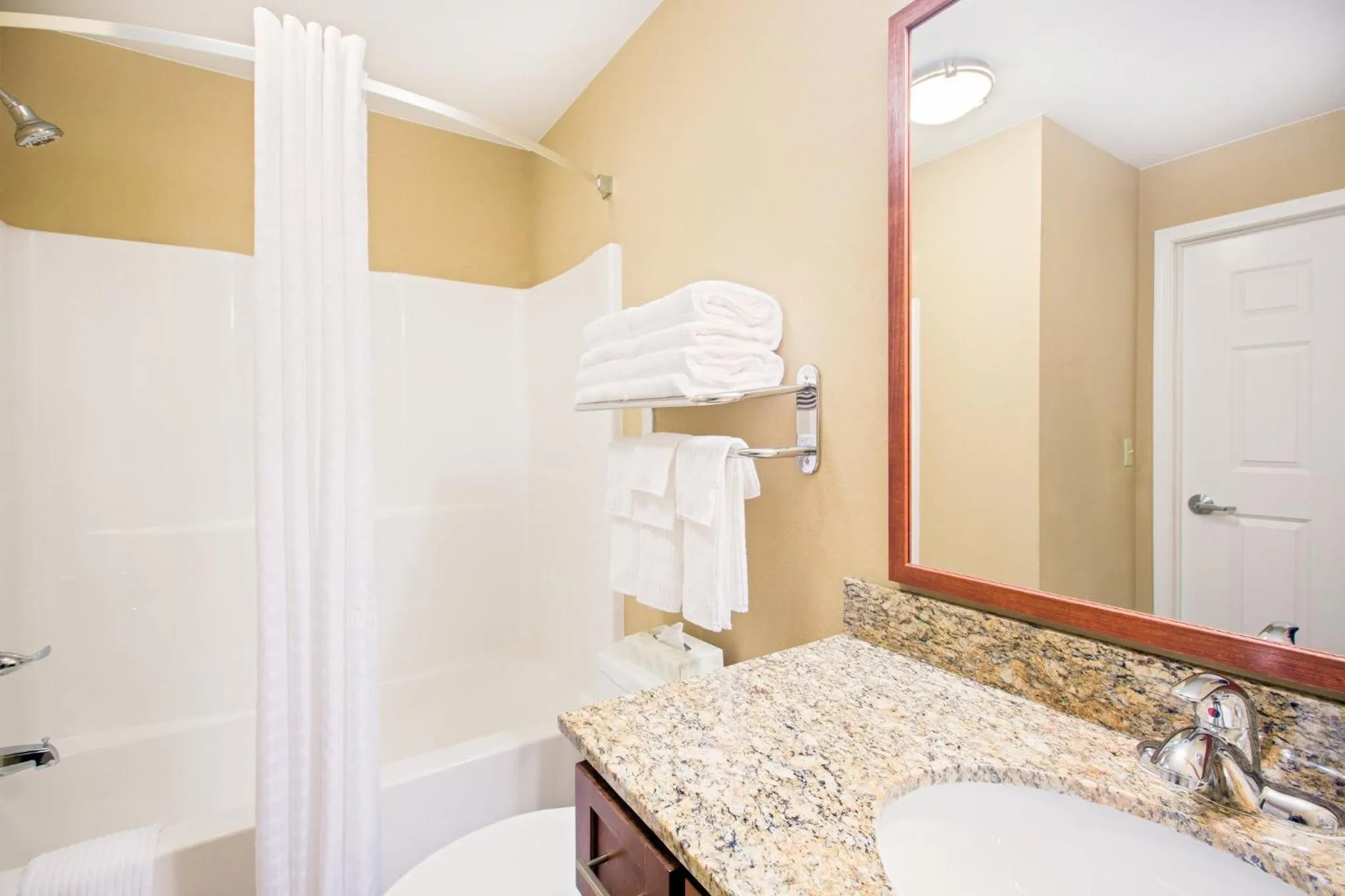 Bathroom in Candlewood Suites Pittsburgh-Cranberry by IHG
