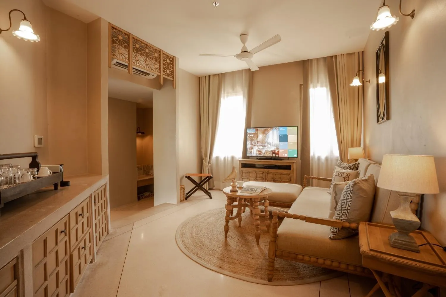 Living room in Devasom Khao Lak Beach Resort & Villas