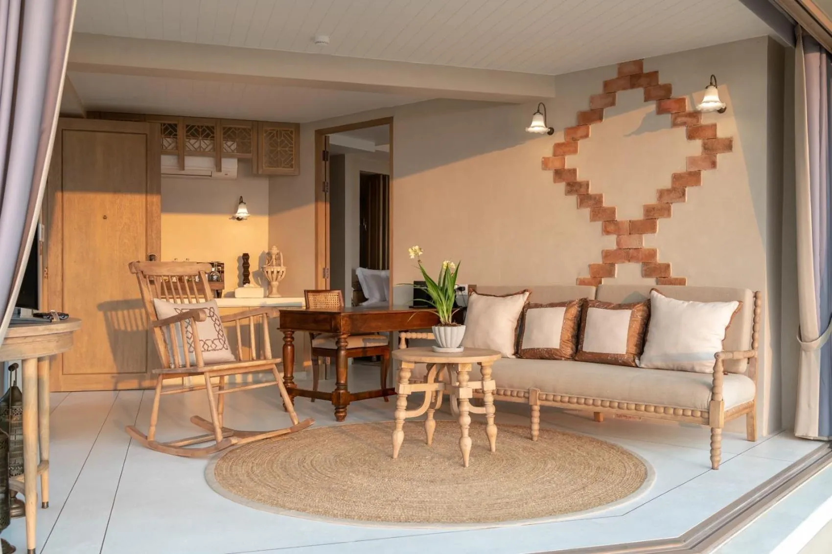 Living room in Devasom Khao Lak Beach Resort & Villas