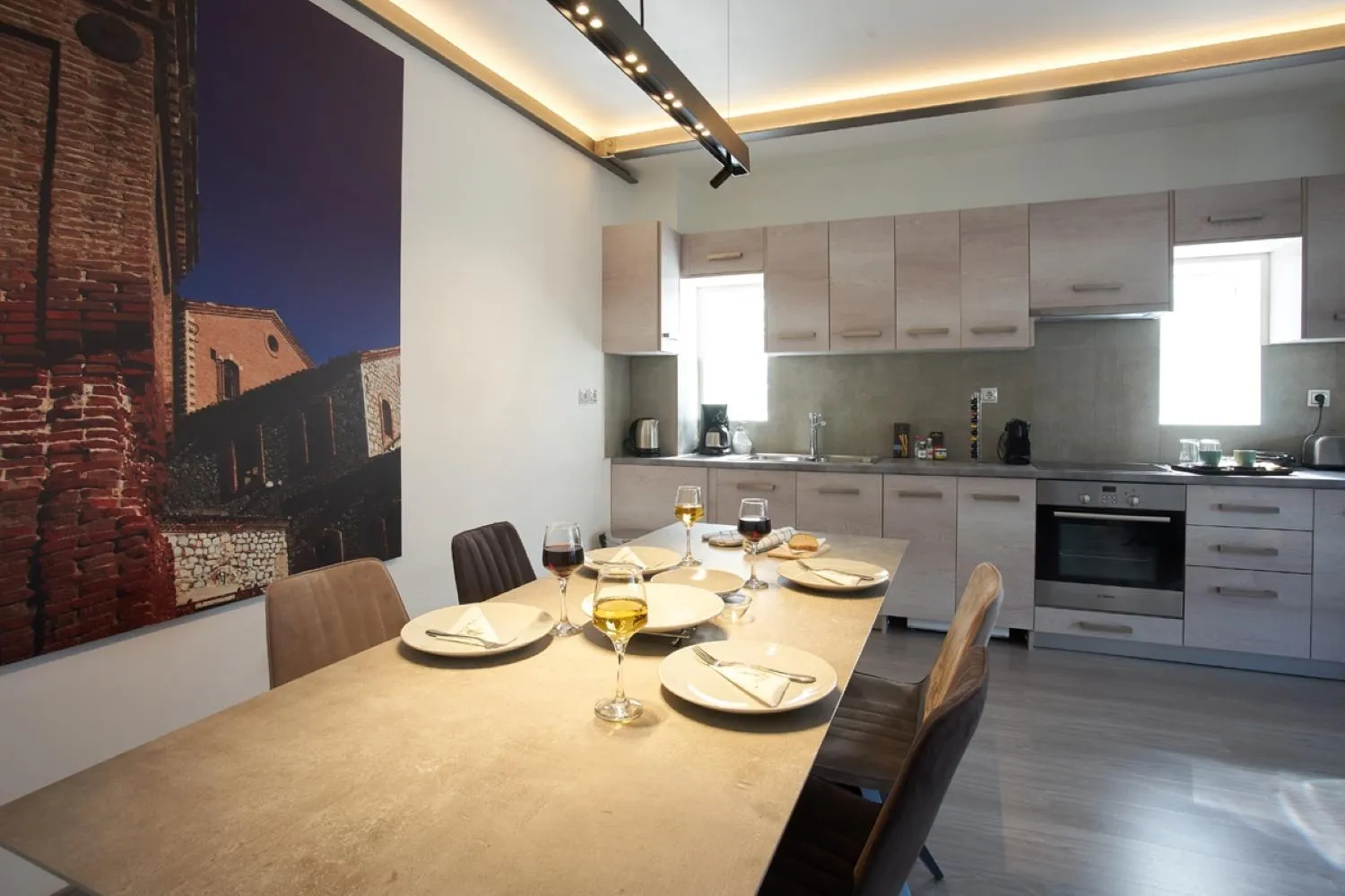 Dining area in Athenian Residences
