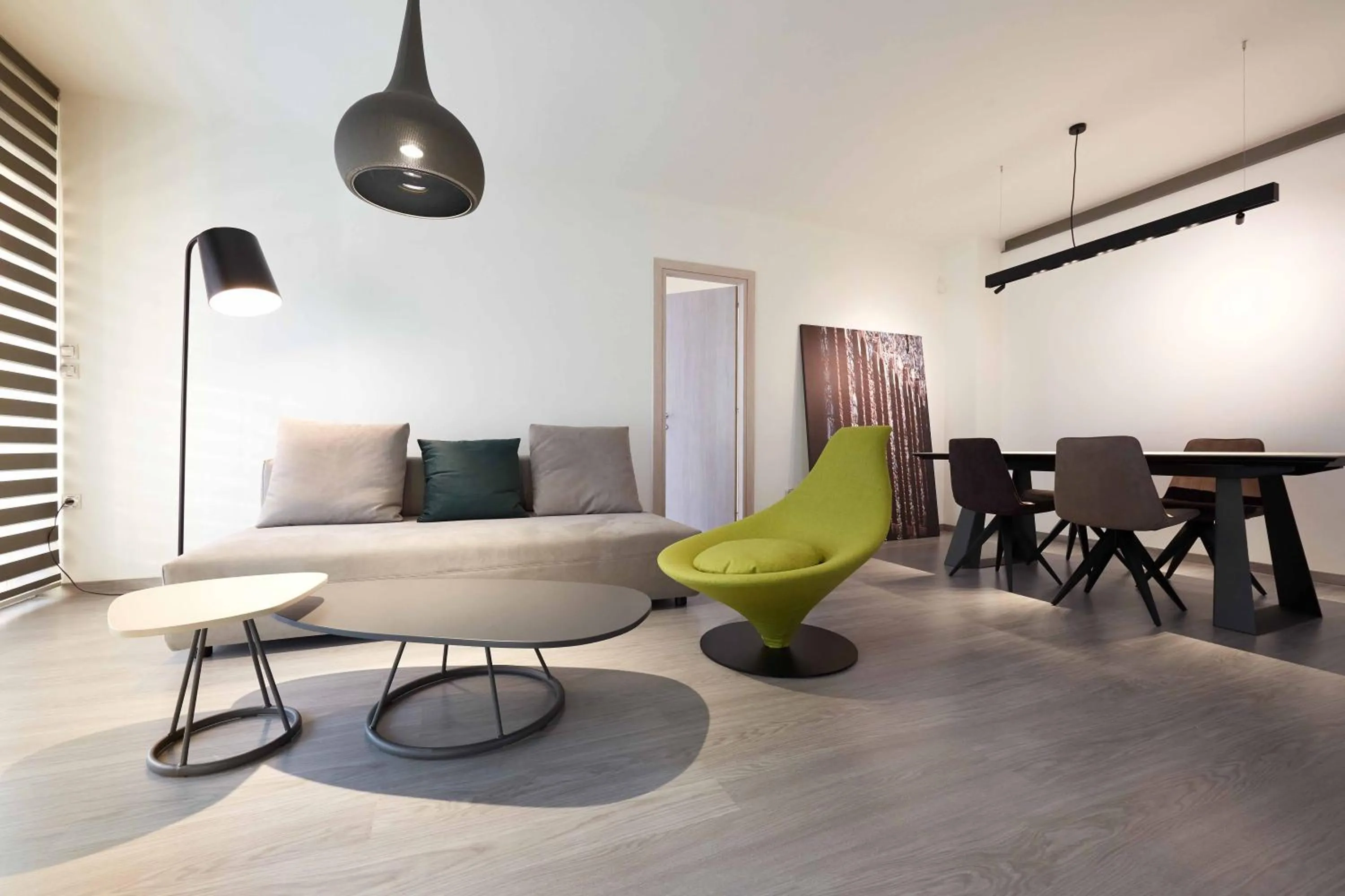 Seating area in Athenian Residences