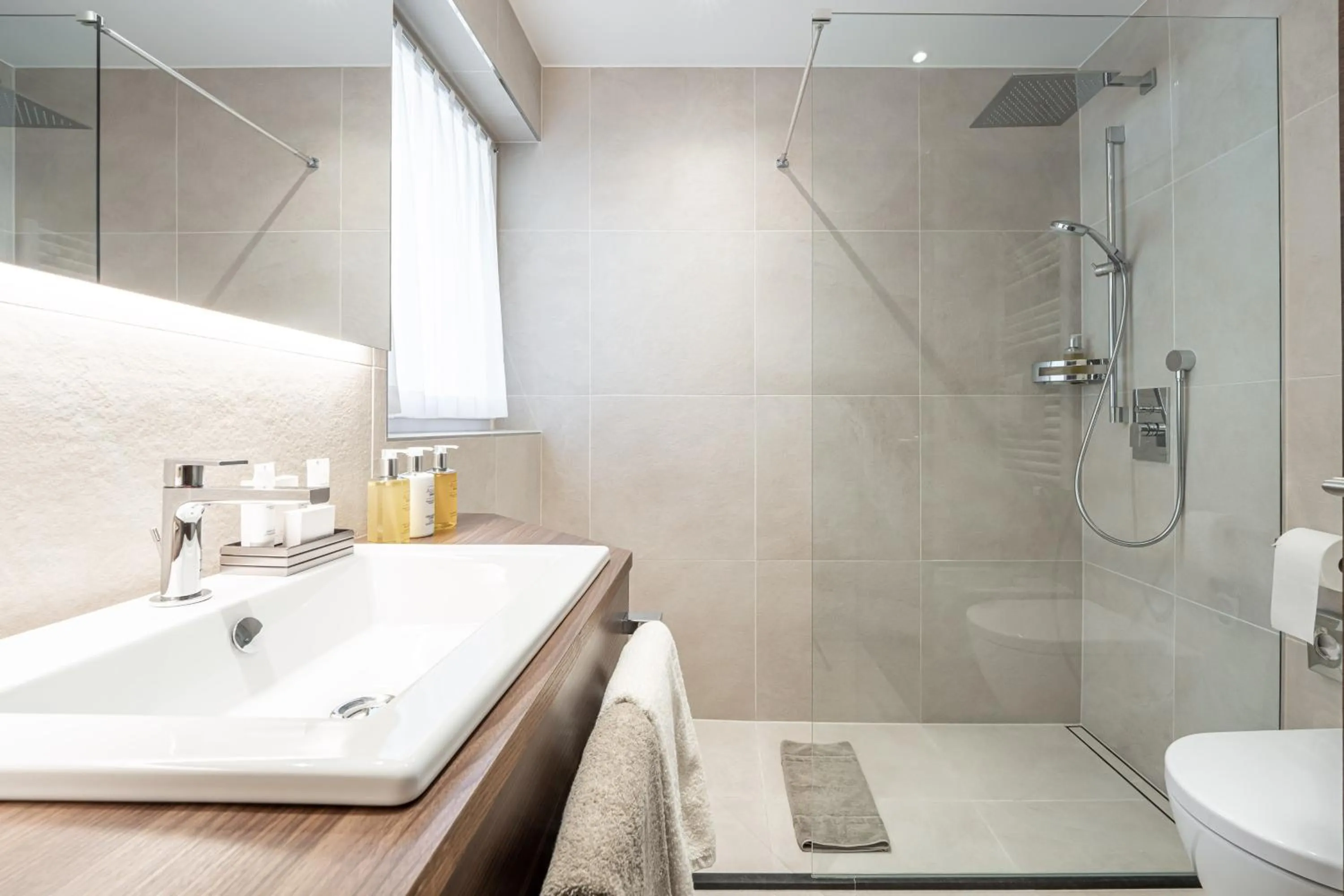 Shower in Arya Alpine Lodge