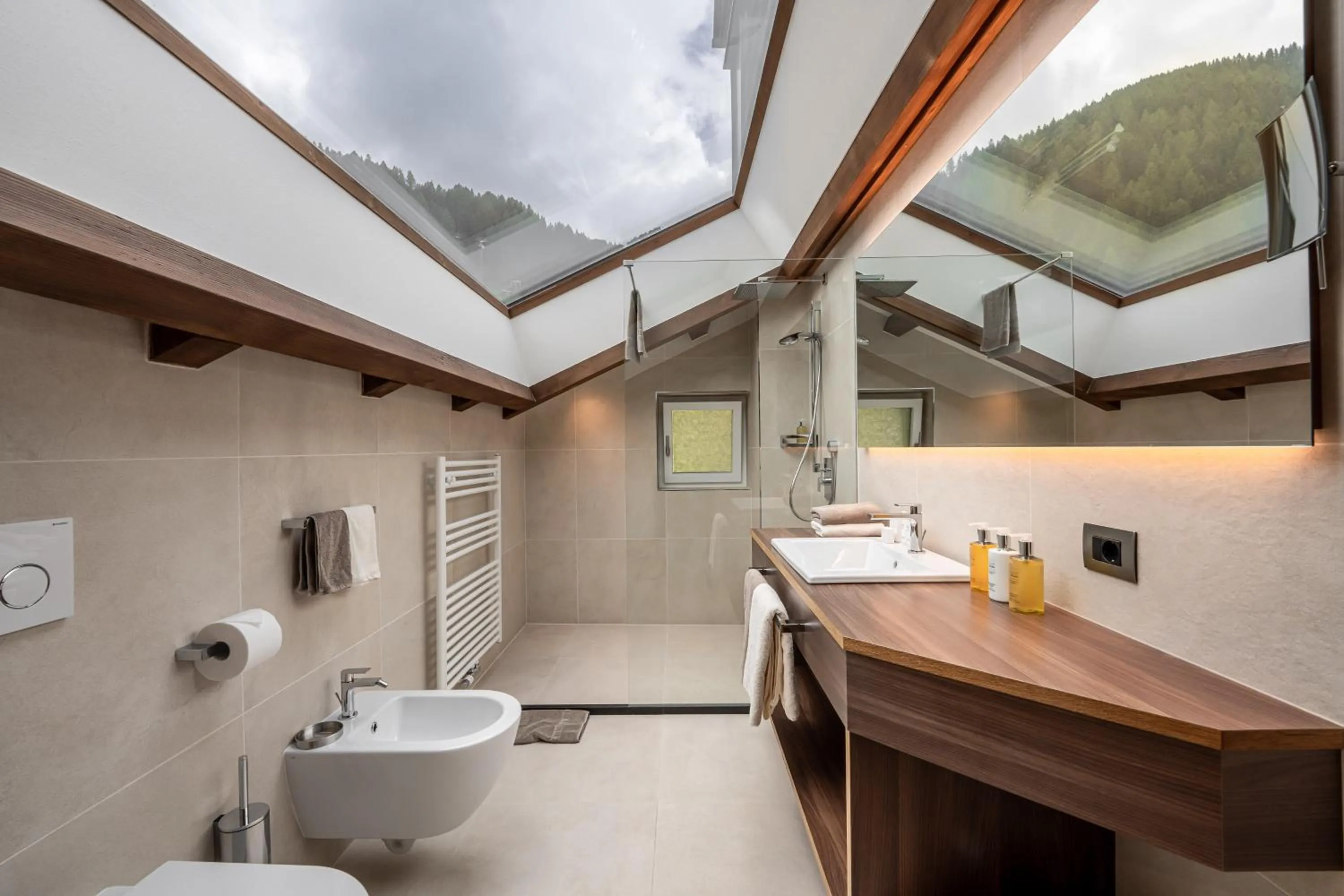 Shower in Arya Alpine Lodge