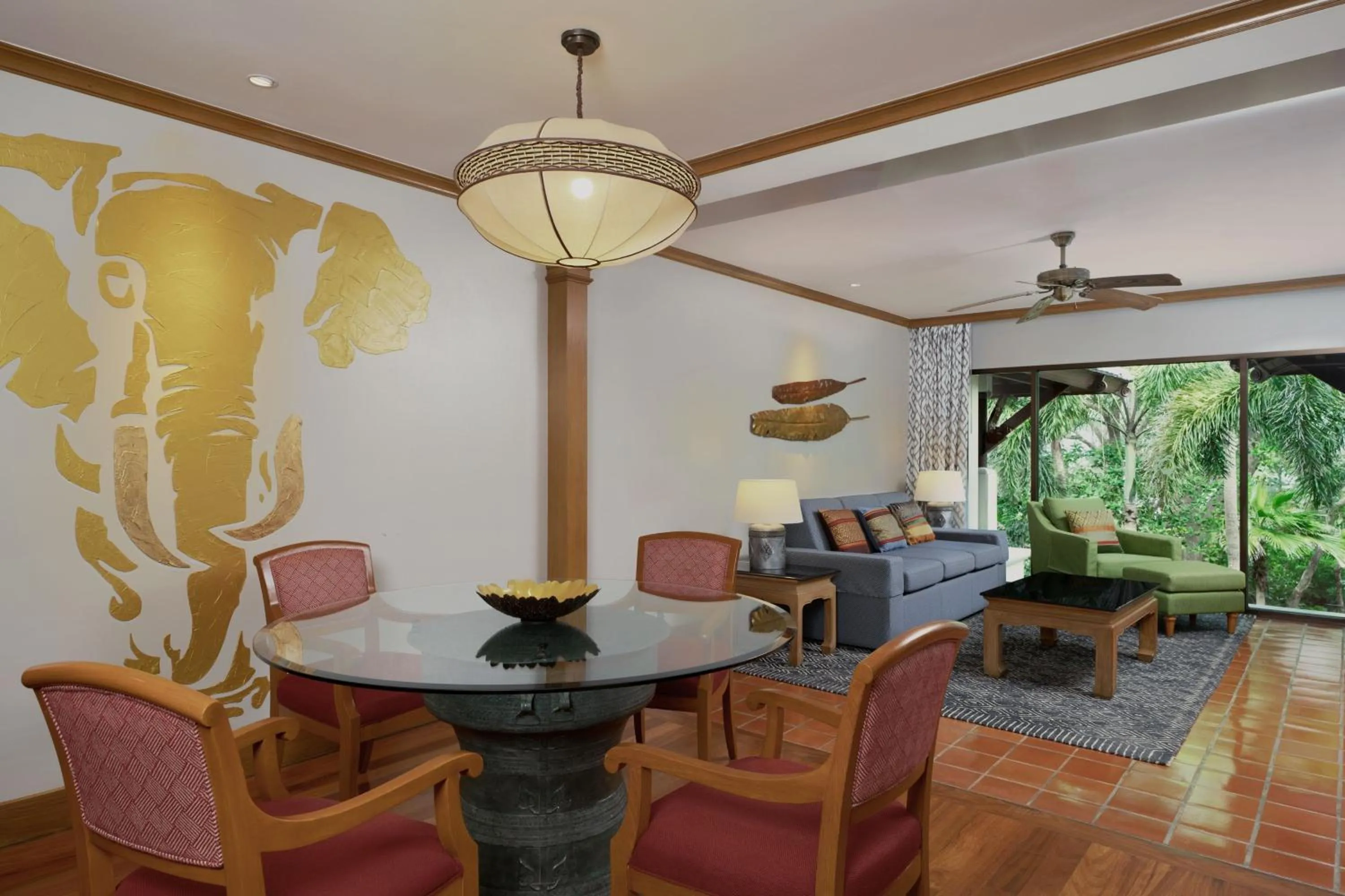 Two-Bedroom Apartment with Balcony and Garden View in Marriott's Phuket Beach Club