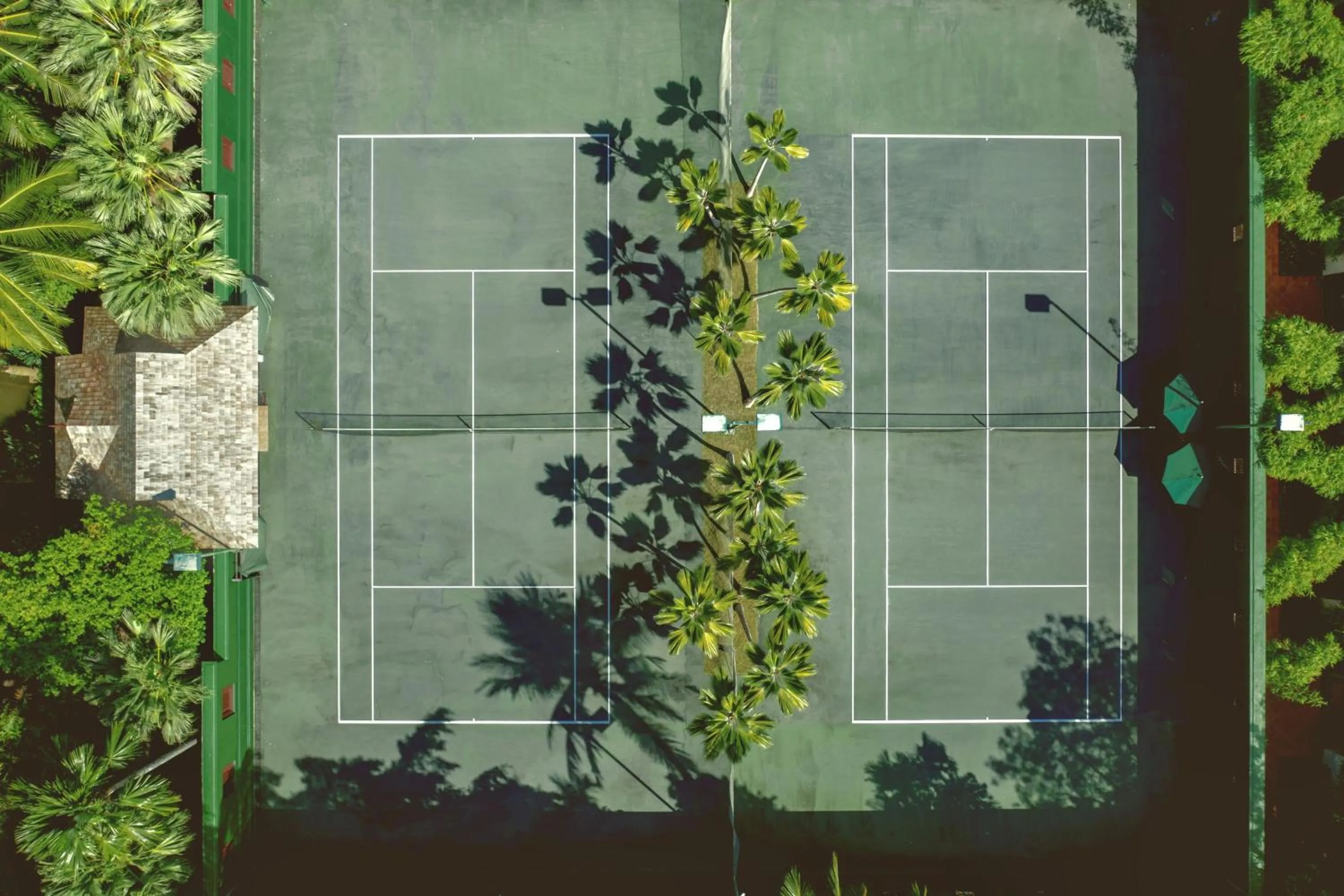 Tennis court in Marriott's Phuket Beach Club