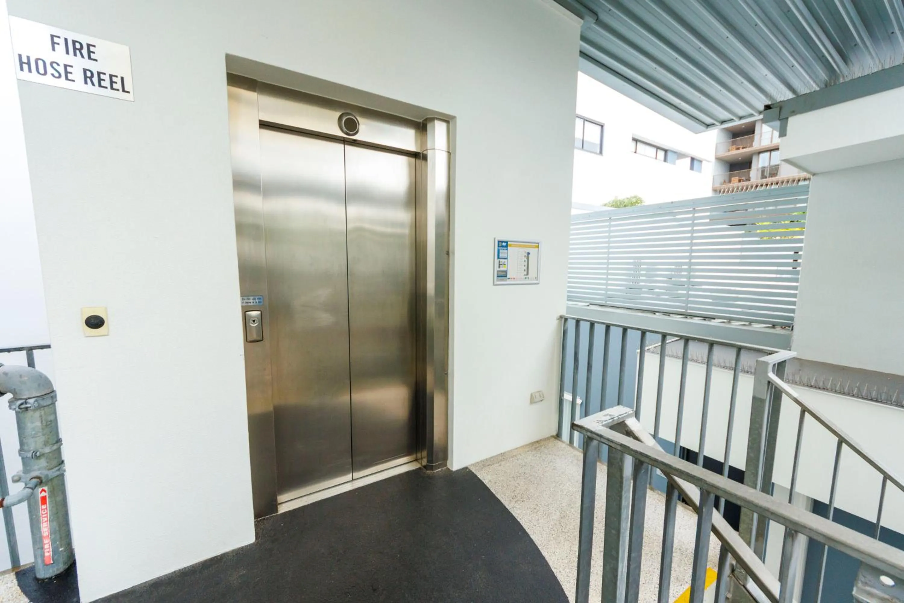 elevator in The Miro Apartments