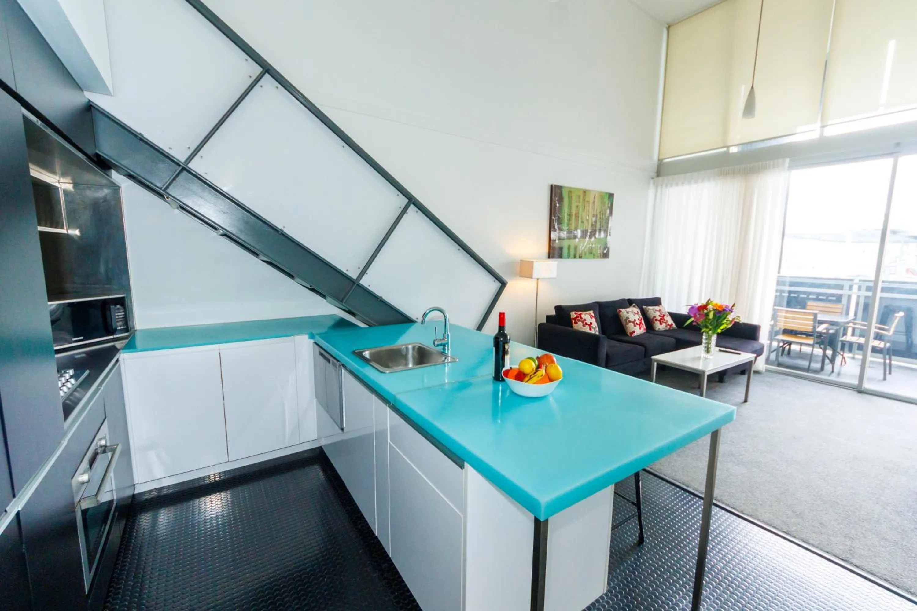 kitchen in The Miro Apartments