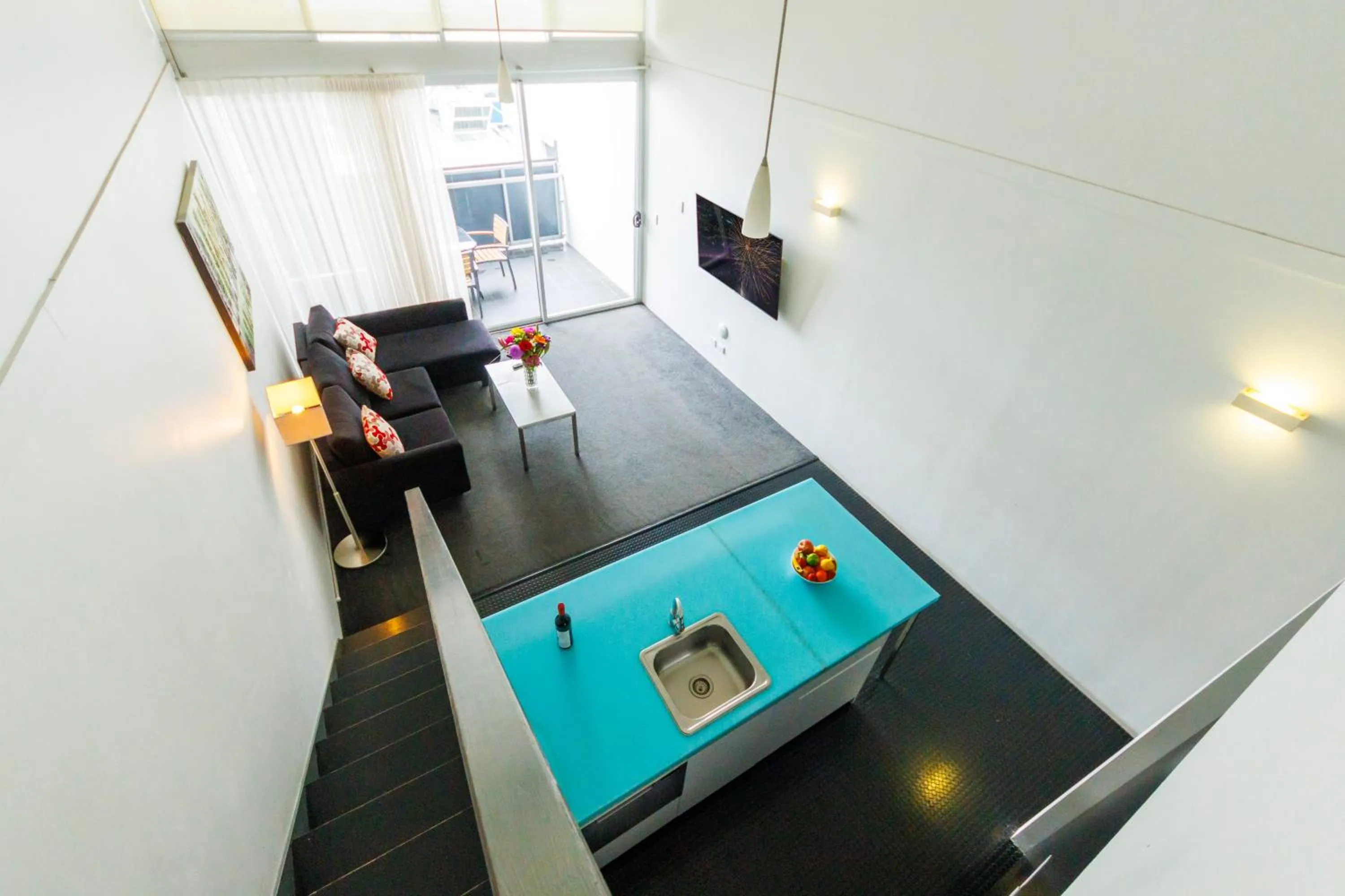 Living room in The Miro Apartments