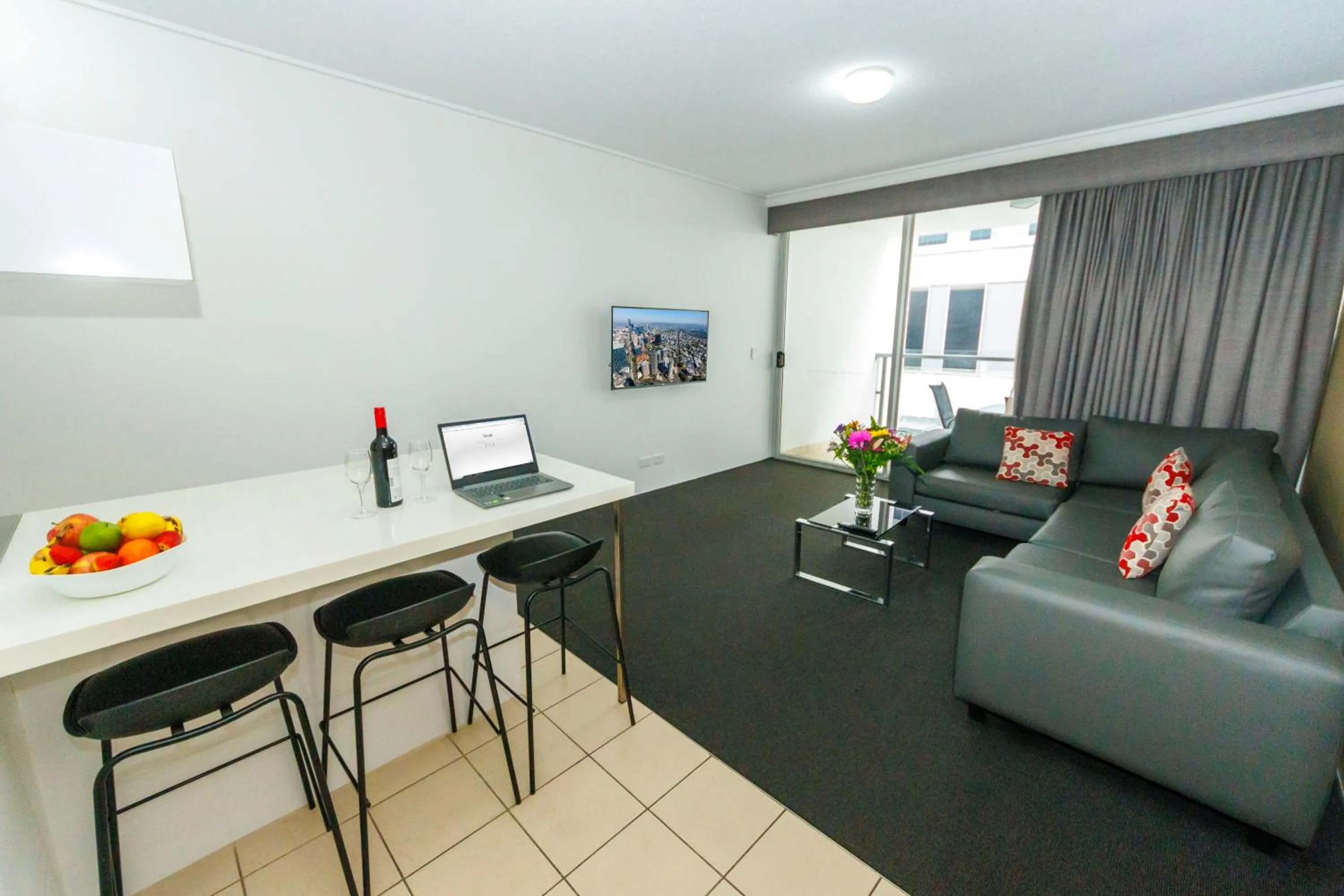 Living room in The Miro Apartments