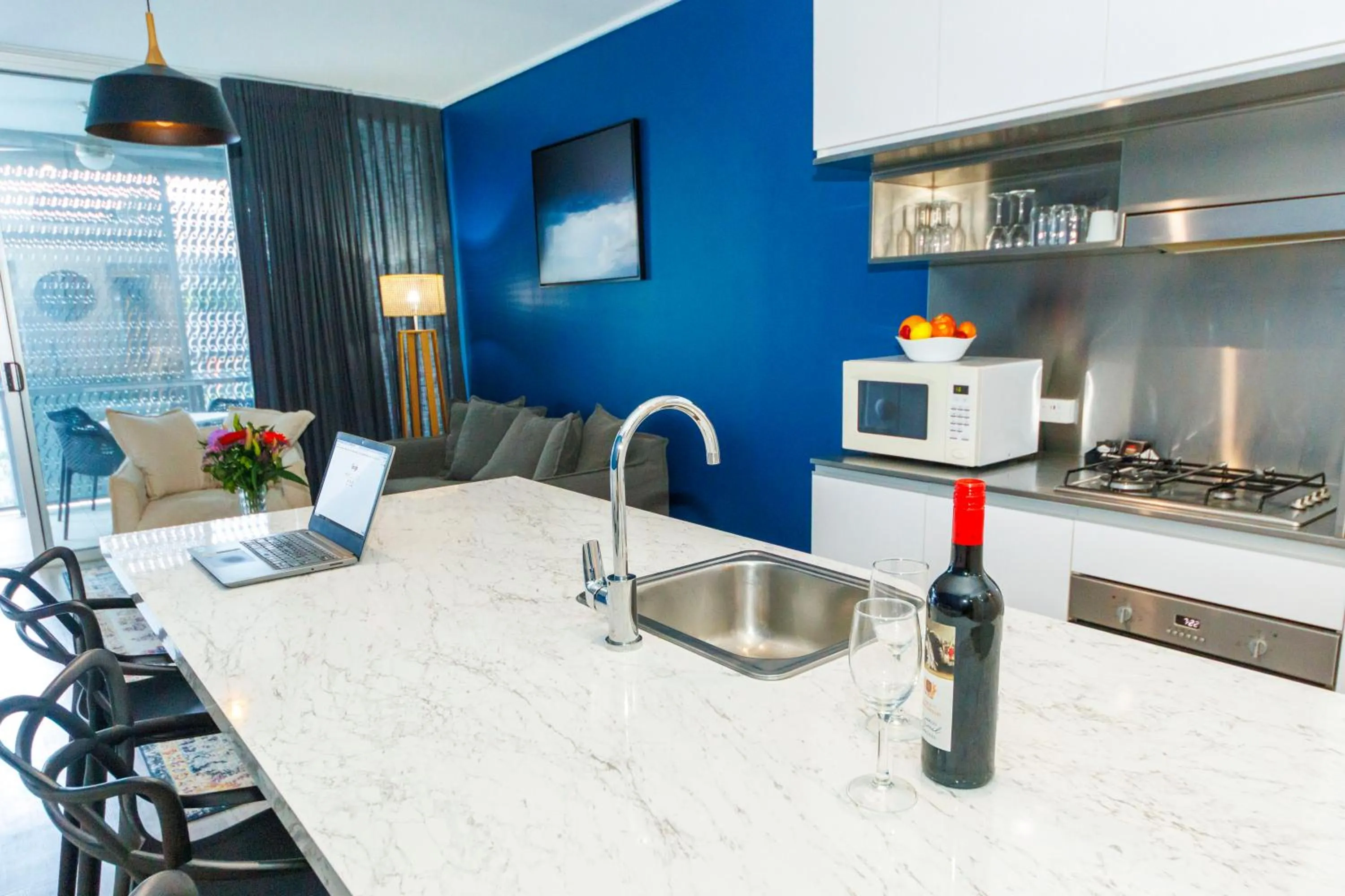 Living room in The Miro Apartments