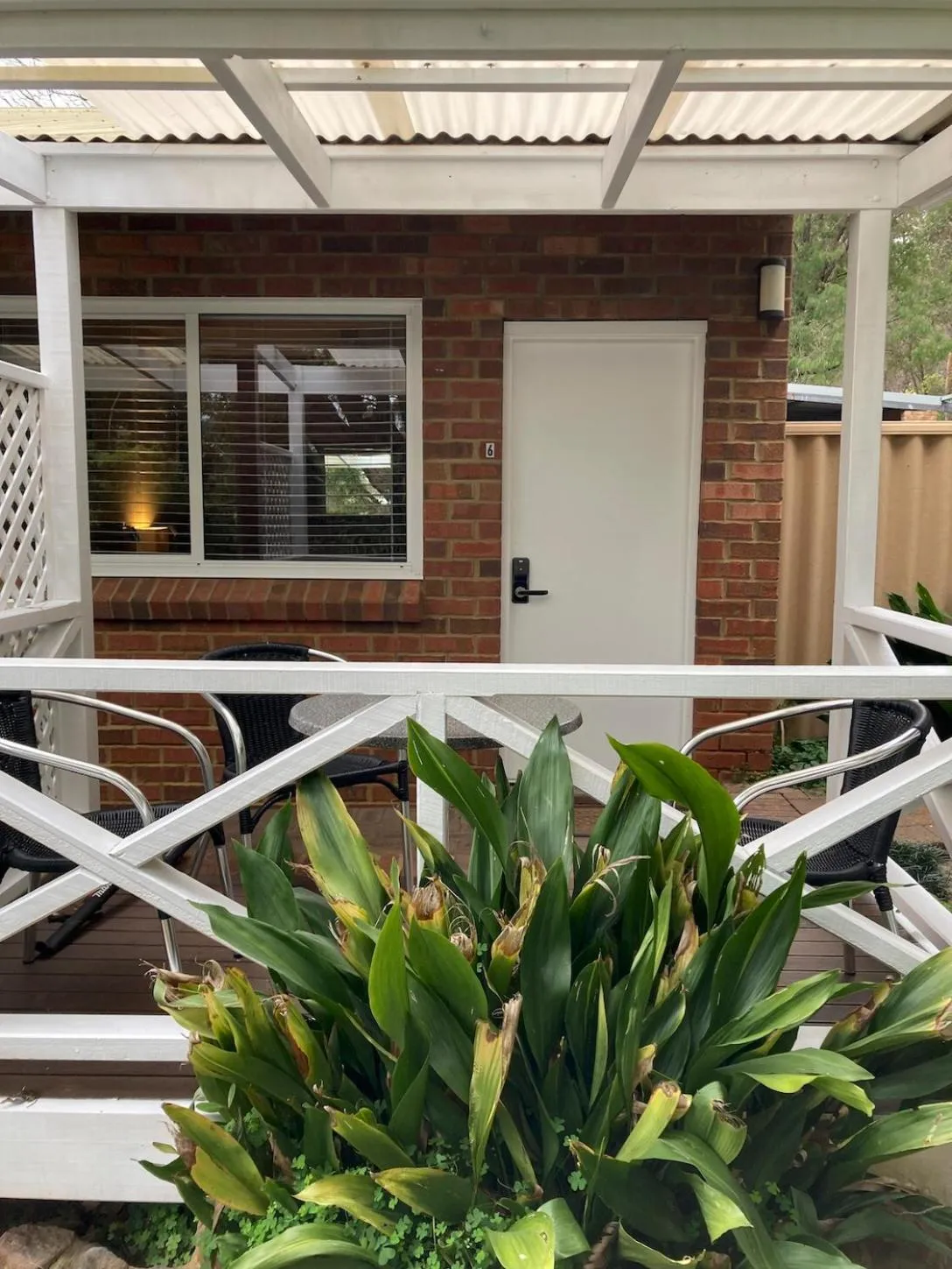 Patio in Edge Of The Forest Motel