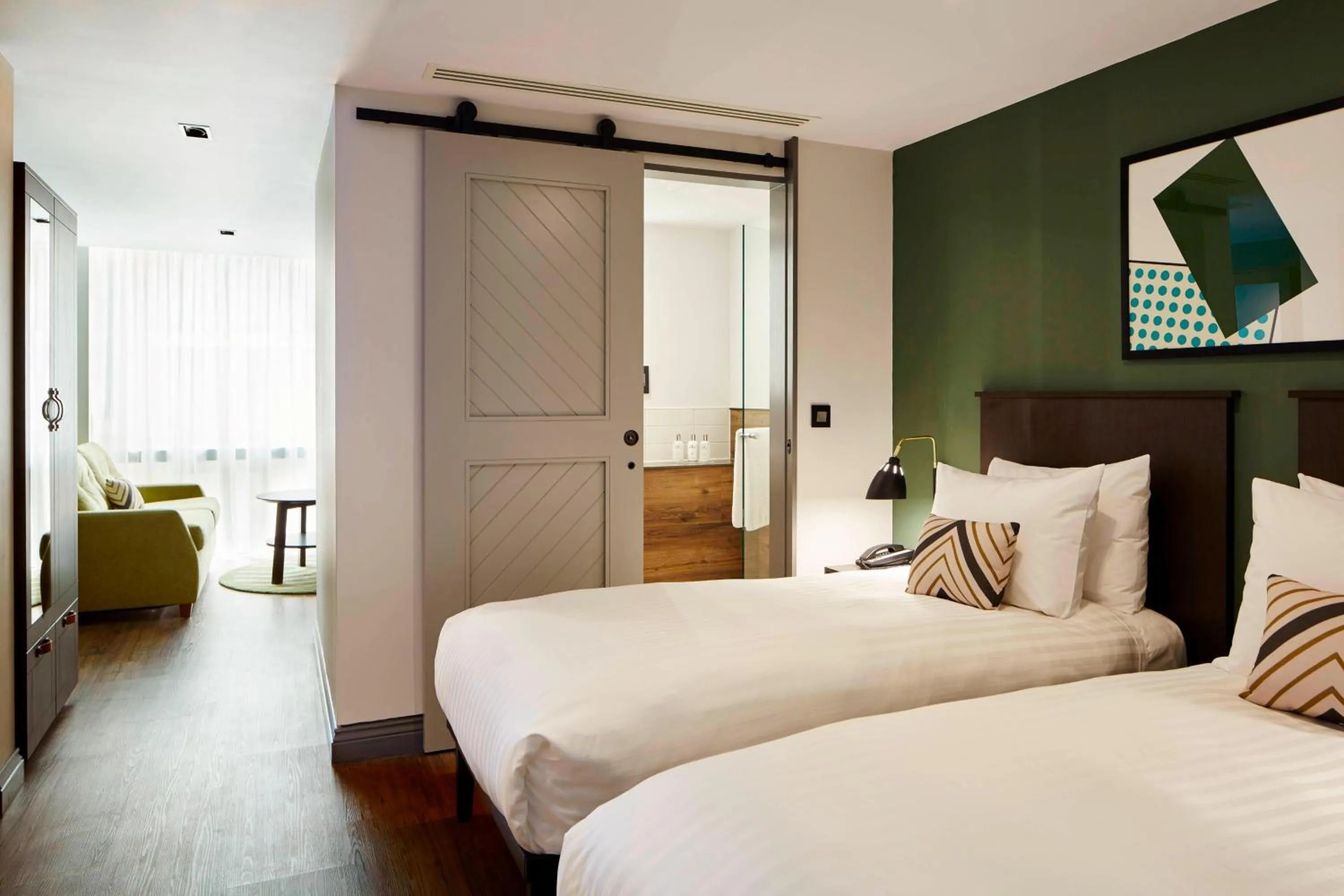 Bedroom, Bed in Residence Inn by Marriott London Kensington