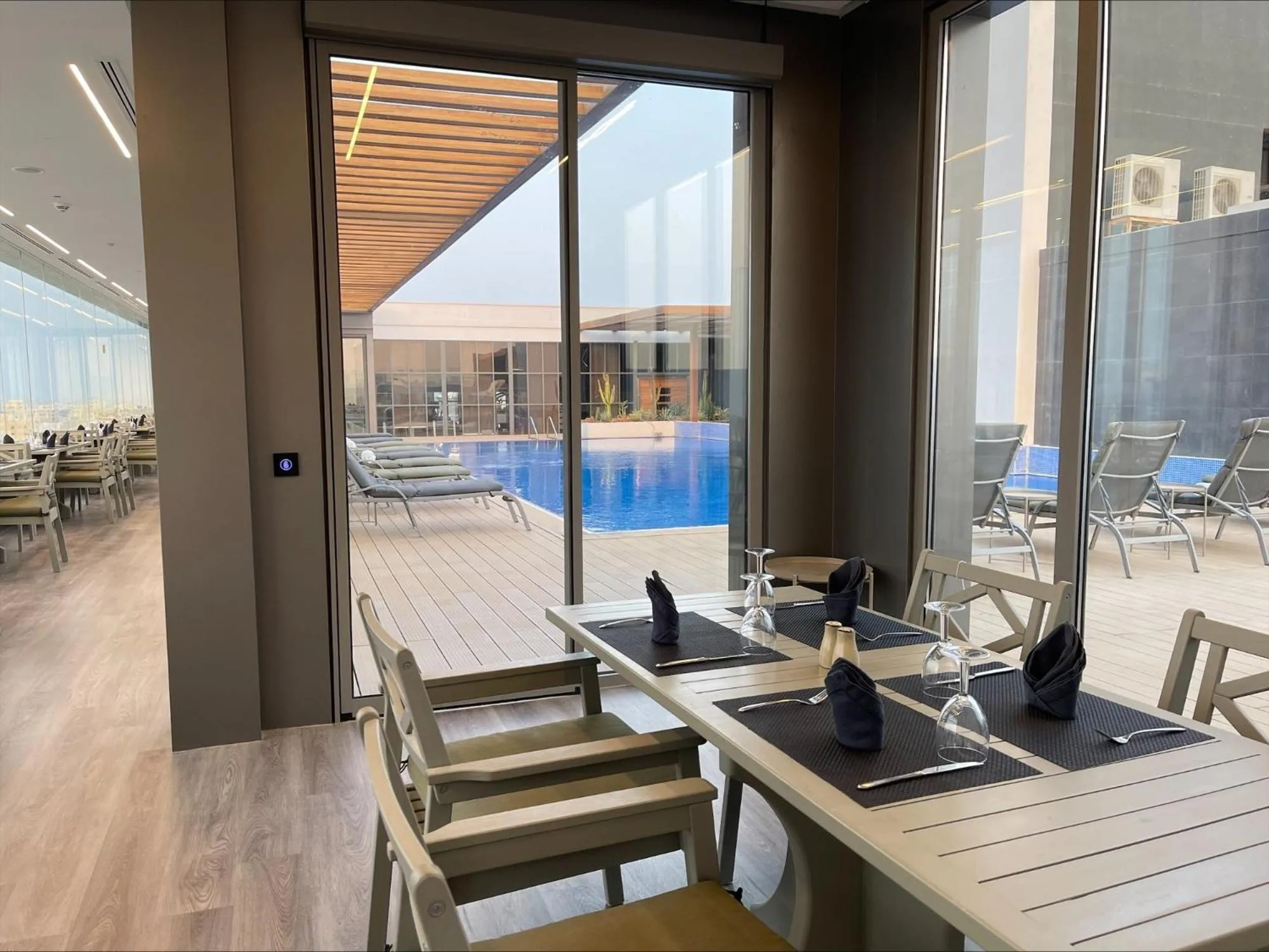 Pool view in K108 Hotel Doha