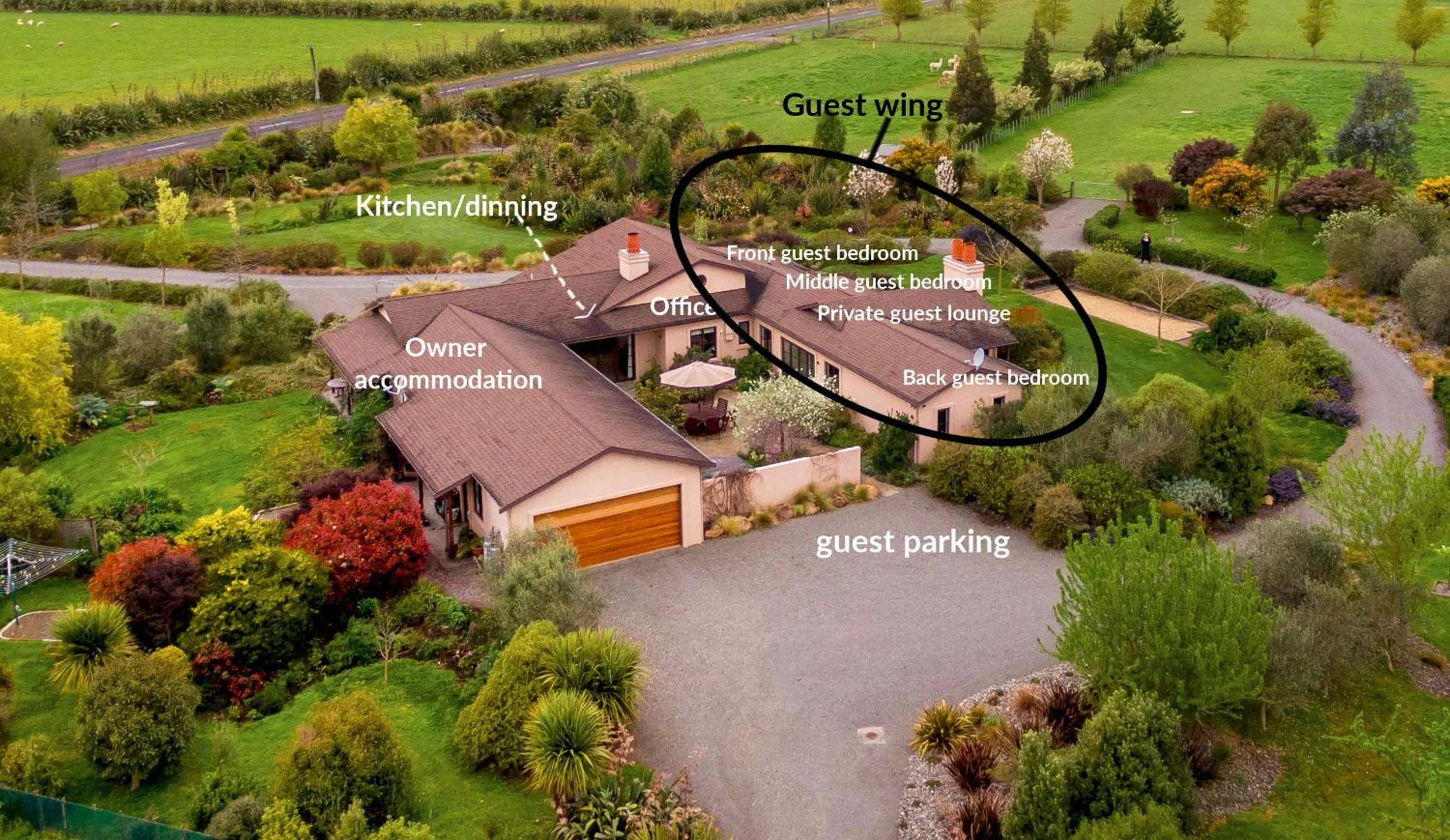 Bird's eye view in The Summit Lodge