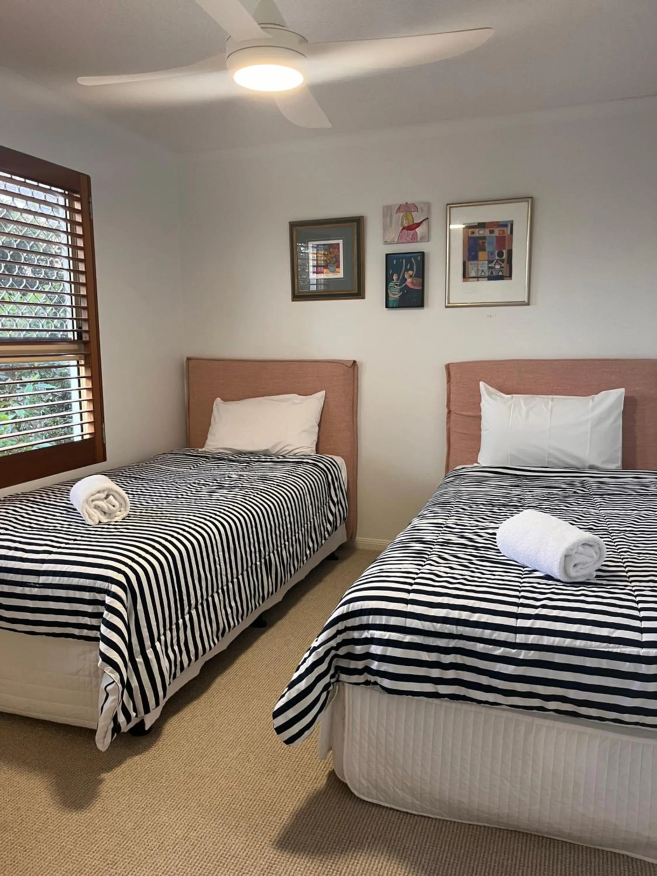 Bed in On The River Apartments