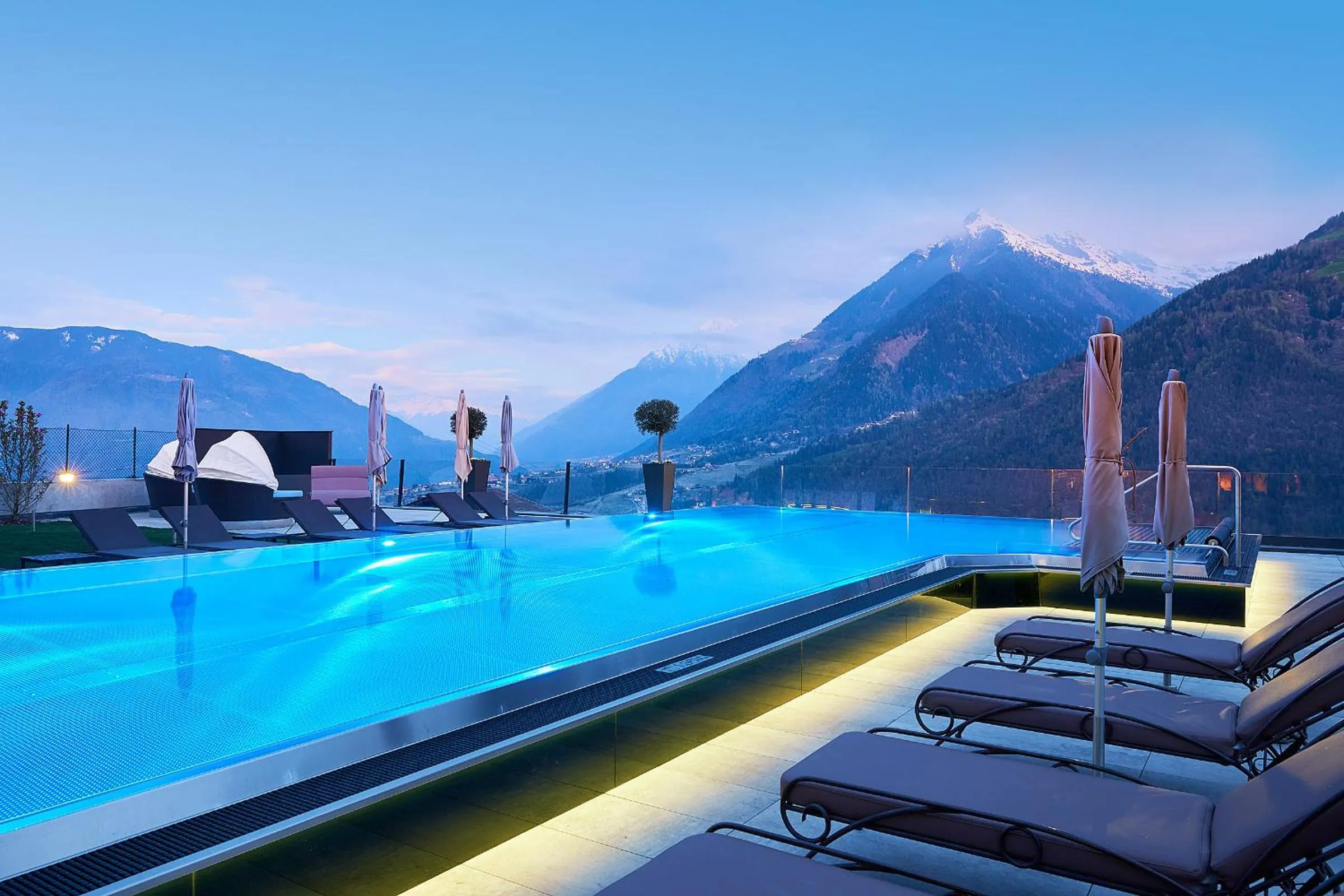 Hot Tub in Hotel Das Sonnenparadies