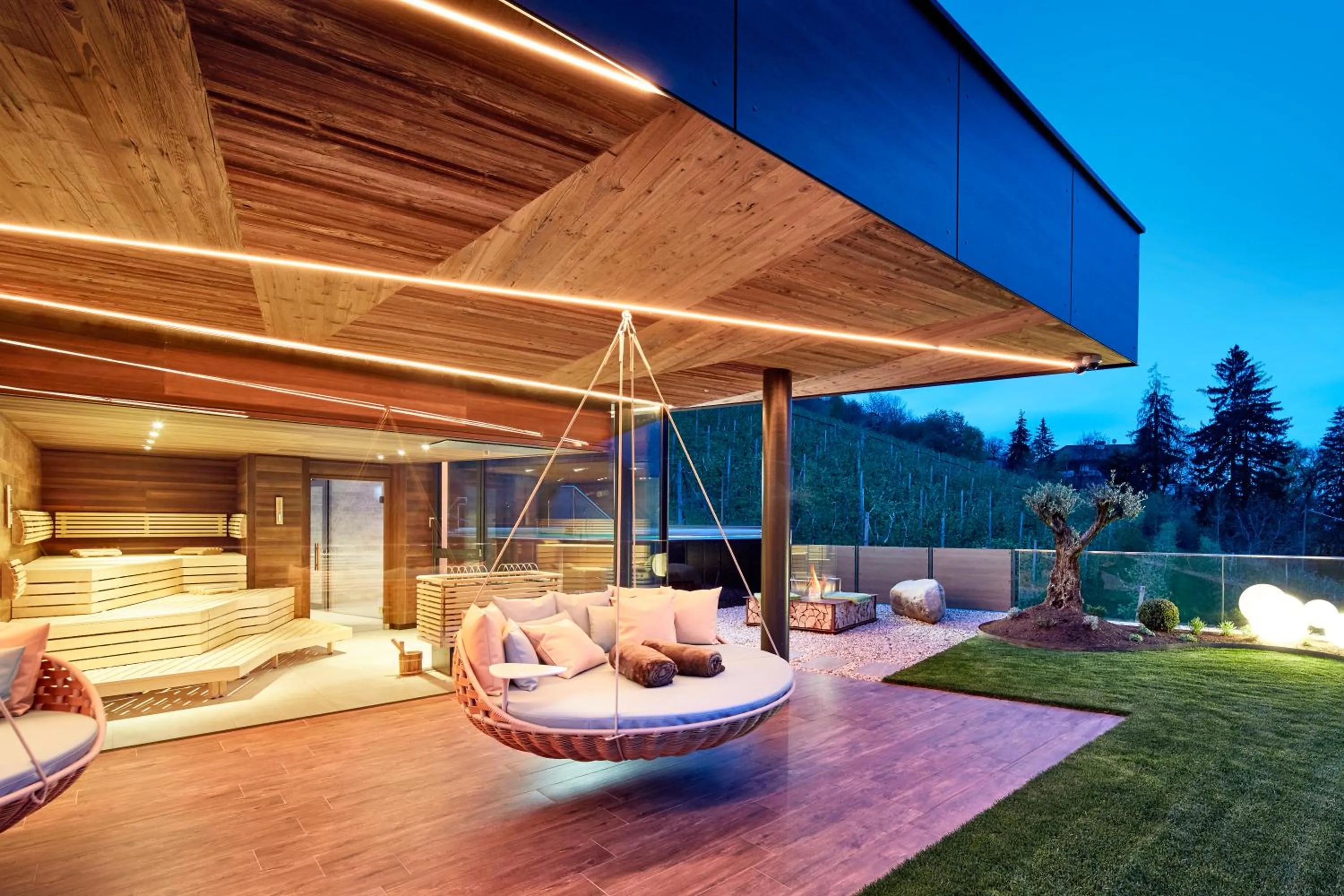 Sauna in Hotel Das Sonnenparadies