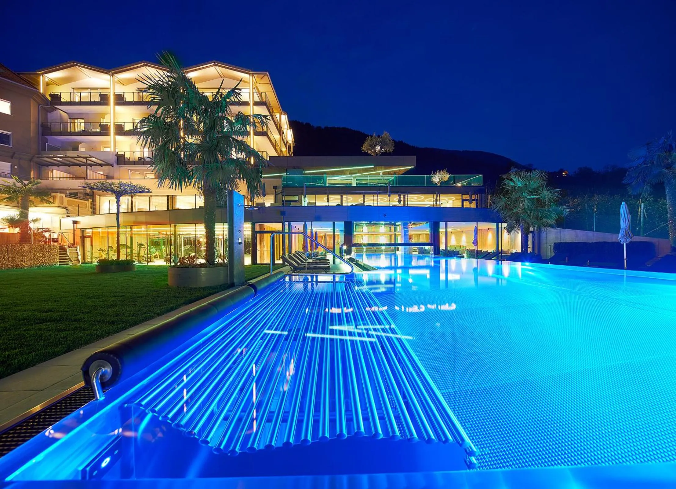 Hot Tub in Hotel Das Sonnenparadies