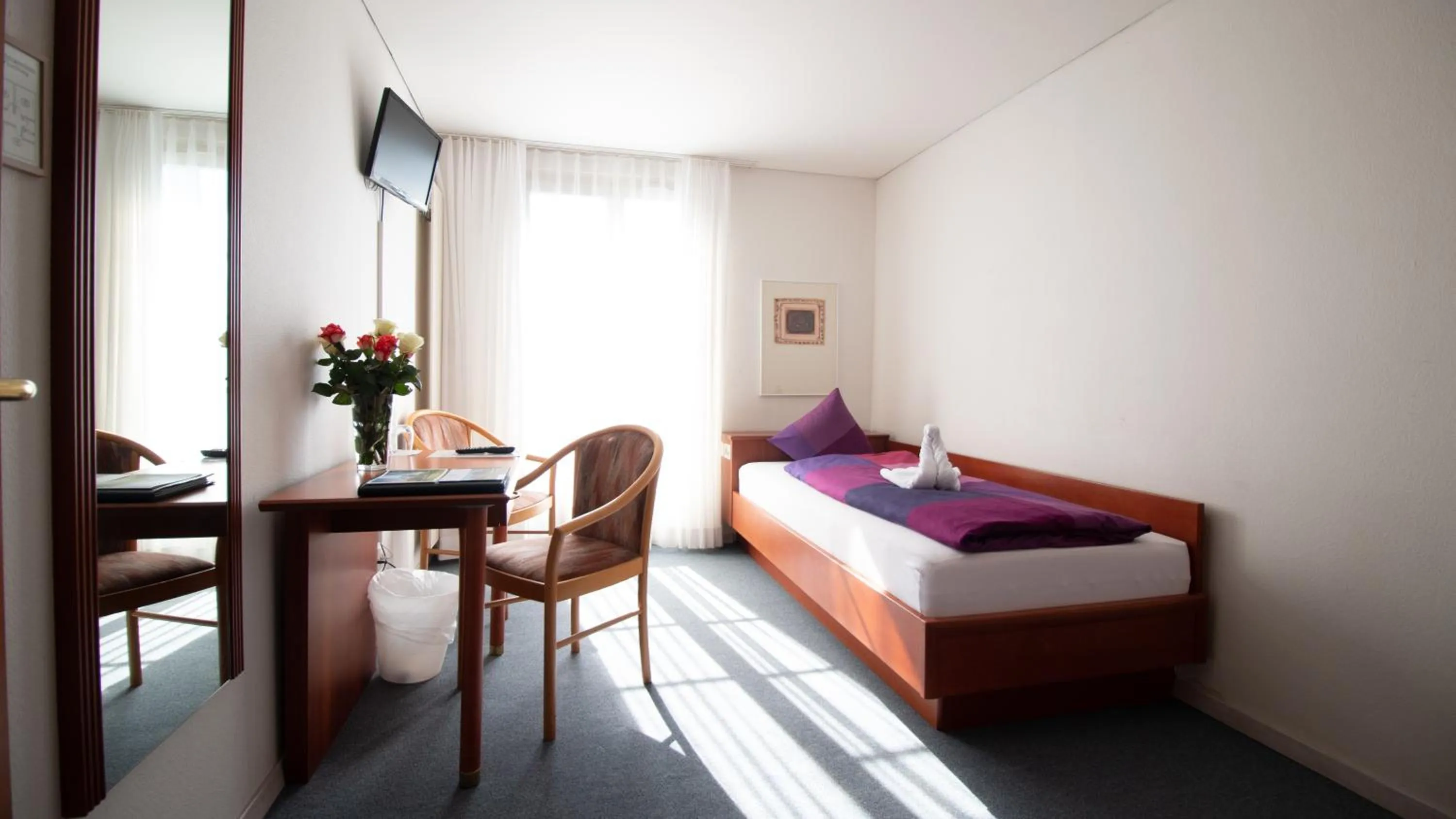 Bed in Hotel Schloss Romanshorn