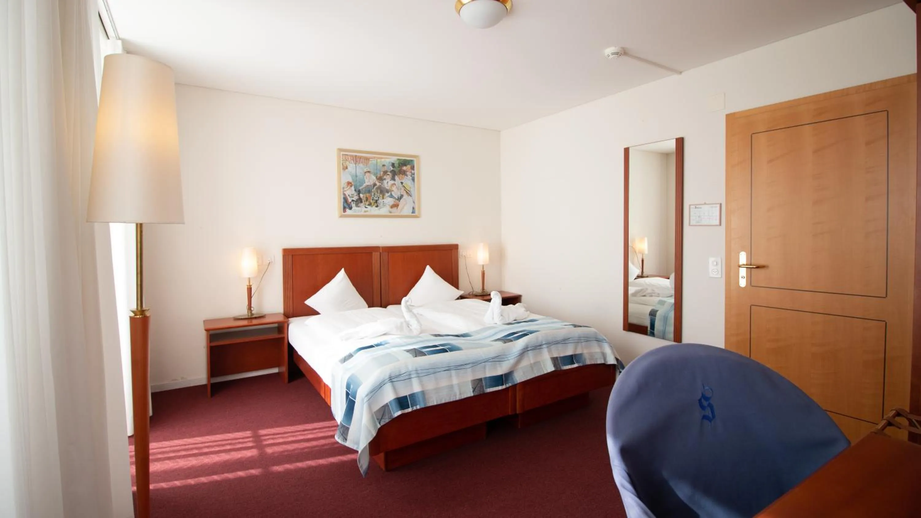 Bed in Hotel Schloss Romanshorn