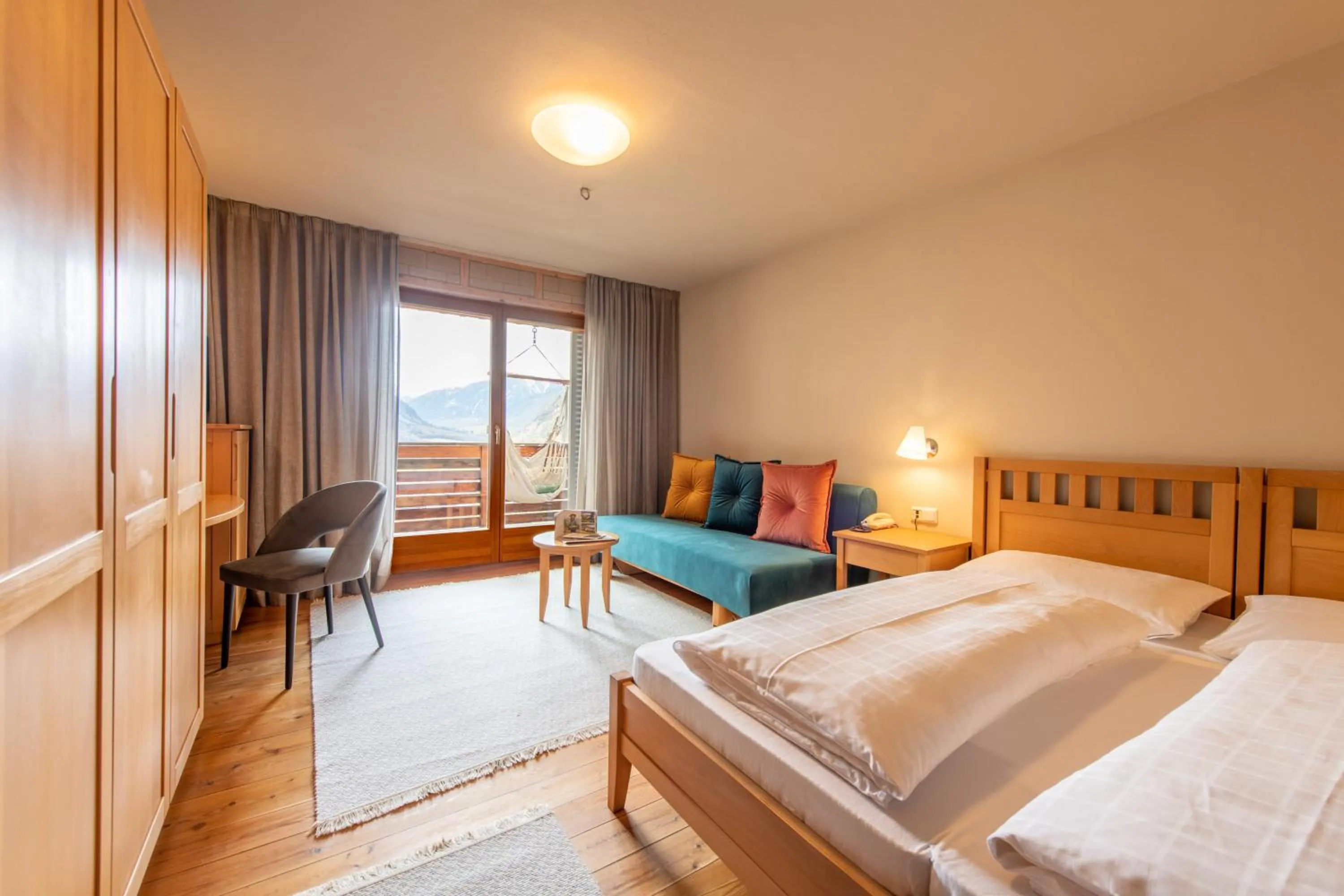Bedroom, Bed in Bio Hotel Panorama