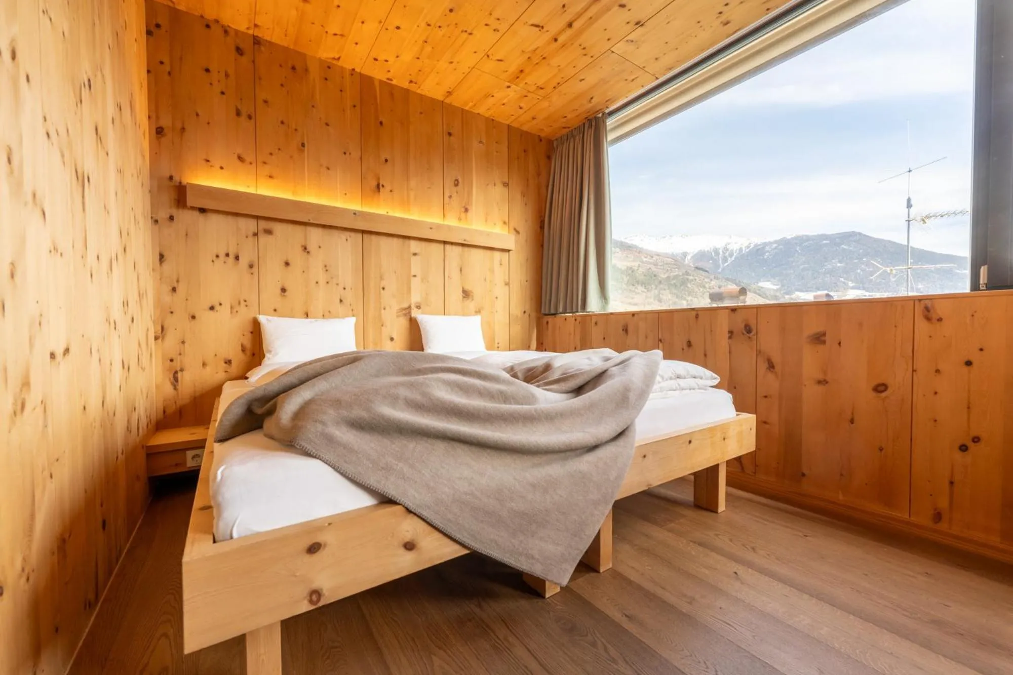 Bedroom, Bed in Bio Hotel Panorama