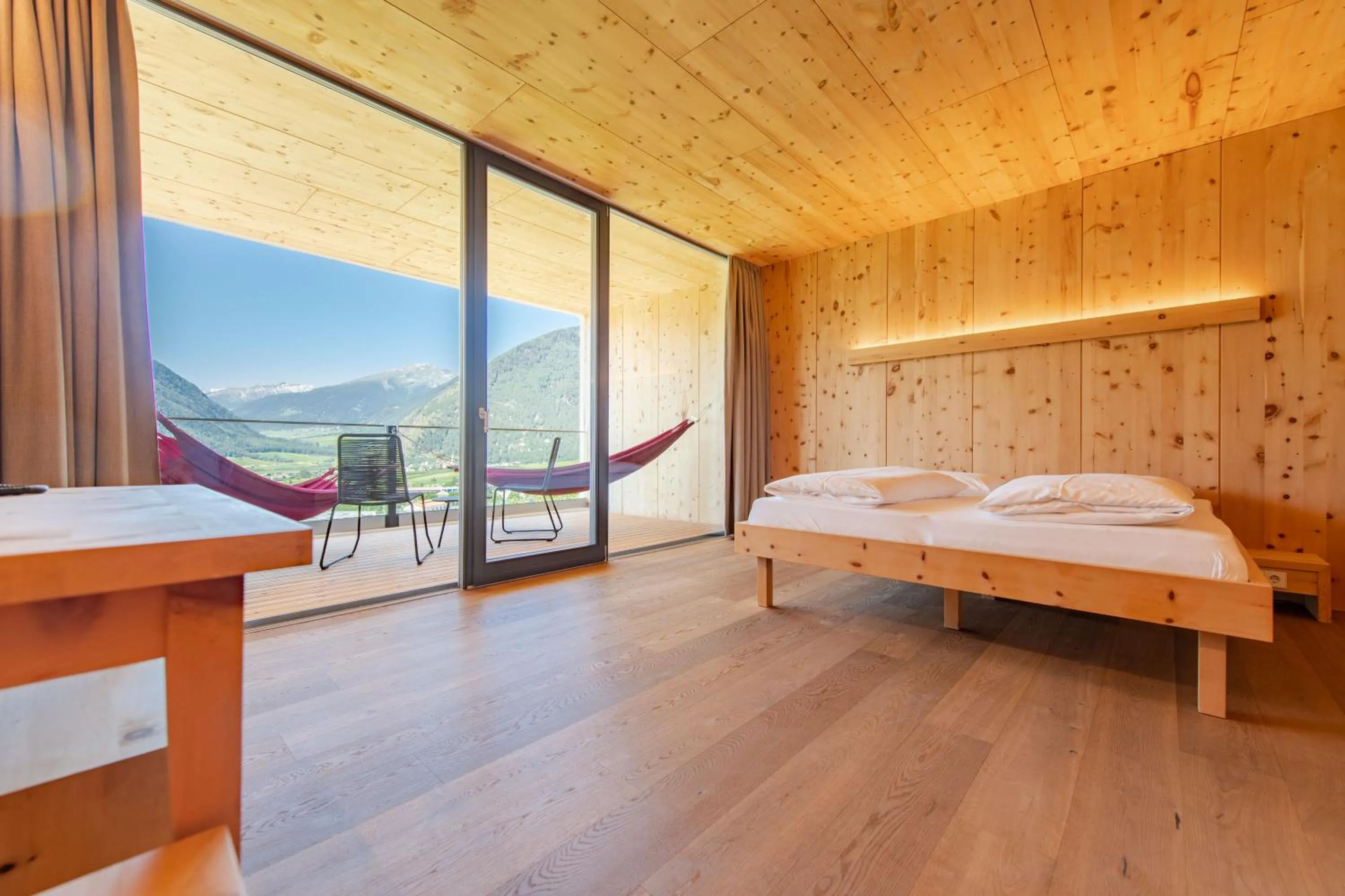 Bedroom, Bed in Bio Hotel Panorama