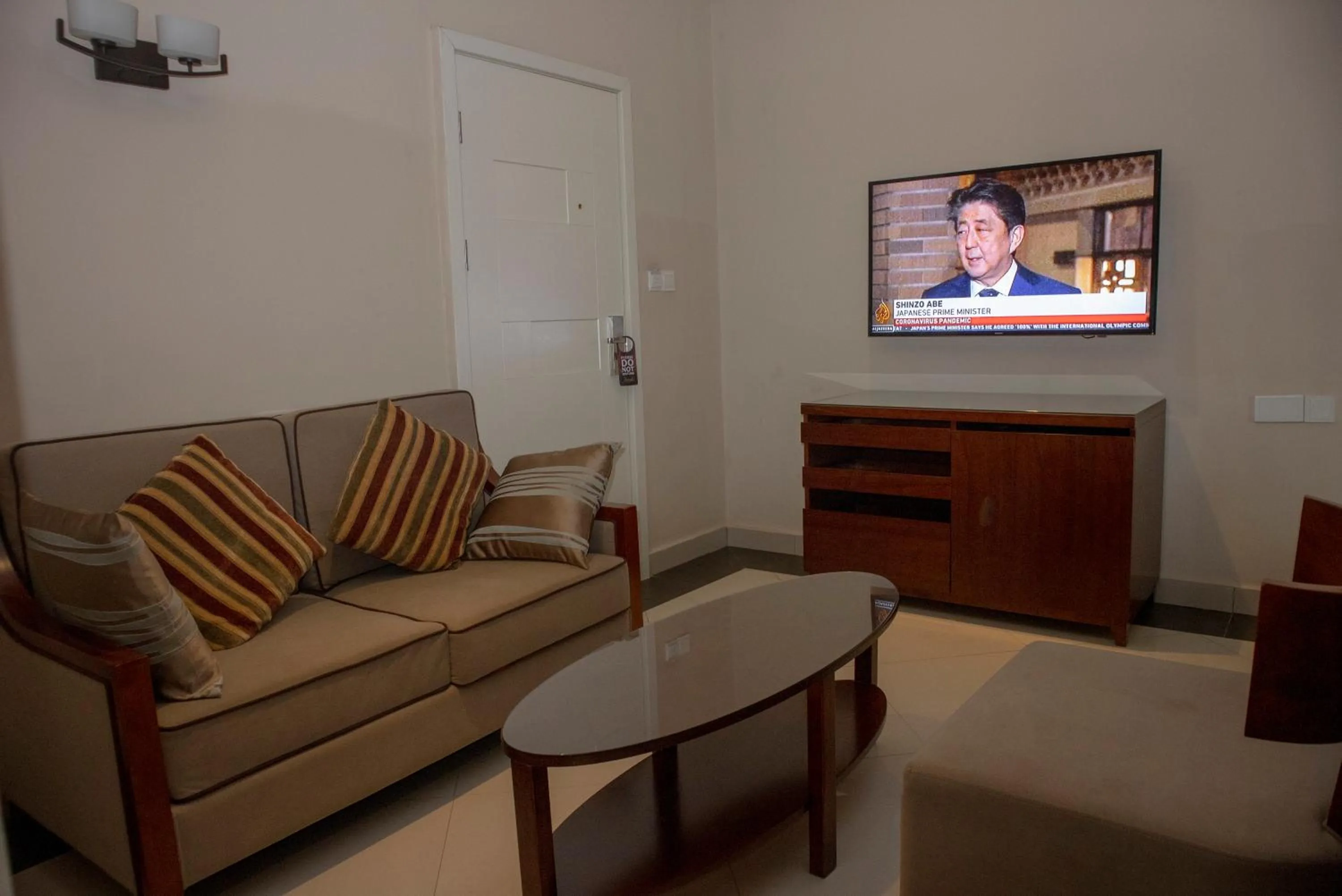 Living room in Frederick's Lodge