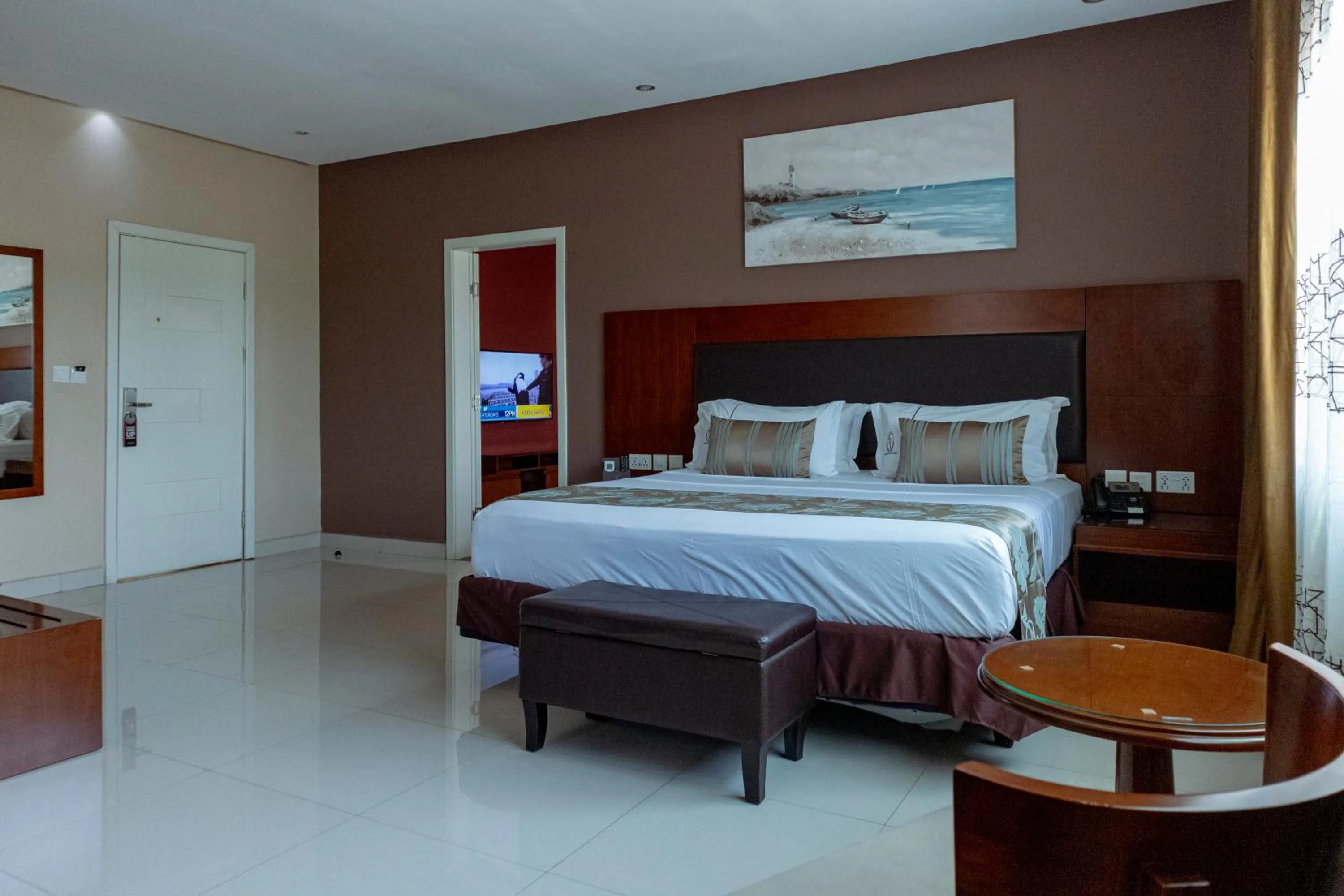 Bed in Frederick's Lodge