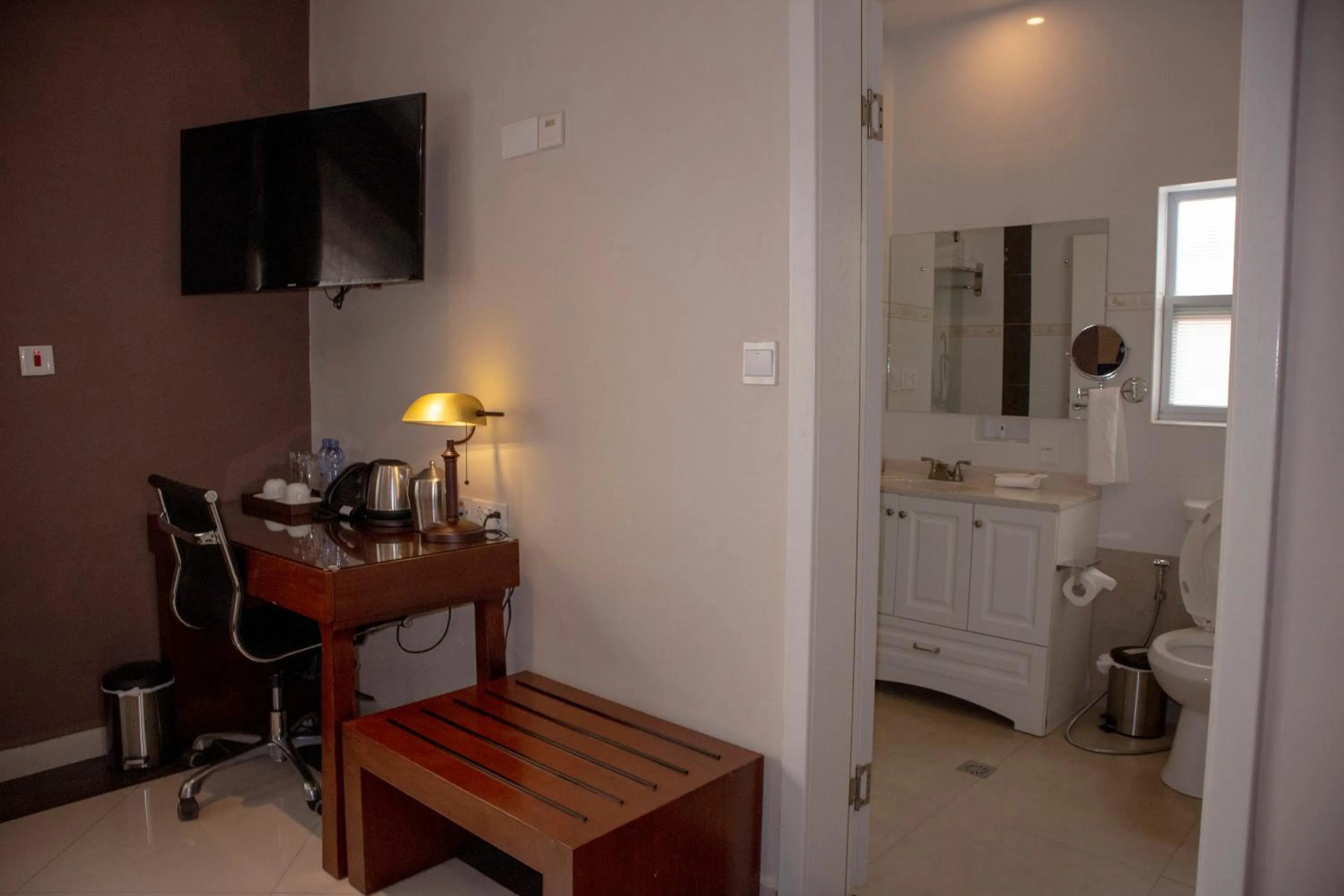 Living room in Frederick's Lodge