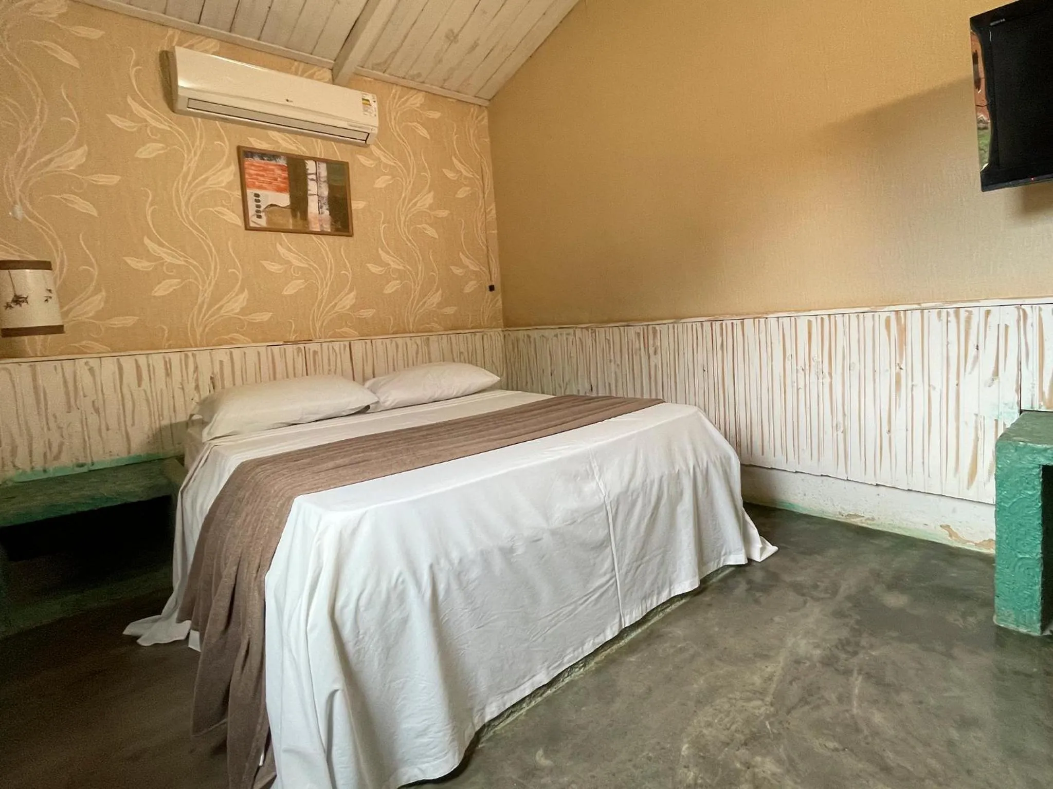 Bed in Ranchos 30 Hotel Fazenda