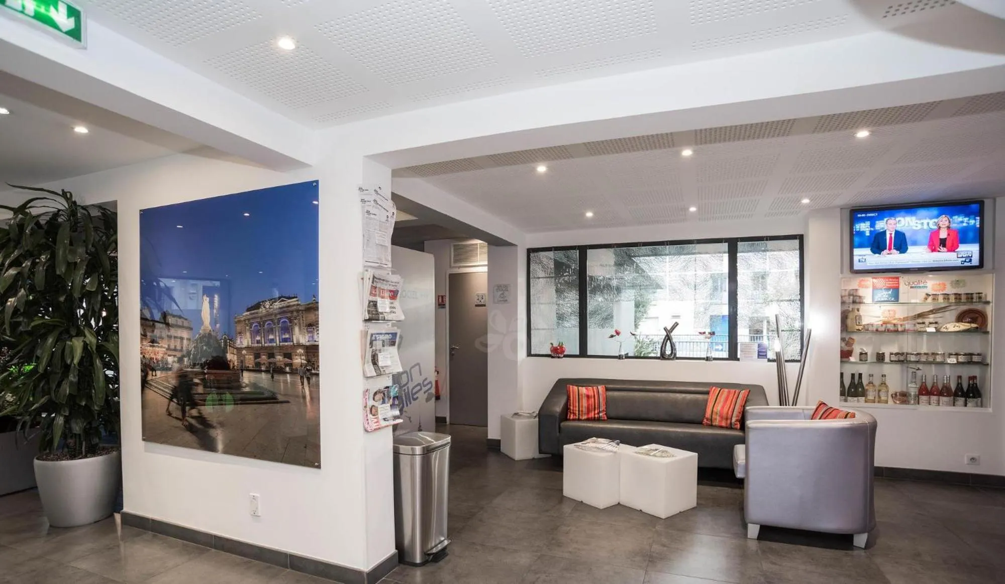 Living room in Privilège Hôtel & Apparts Eurociel Centre Comédie