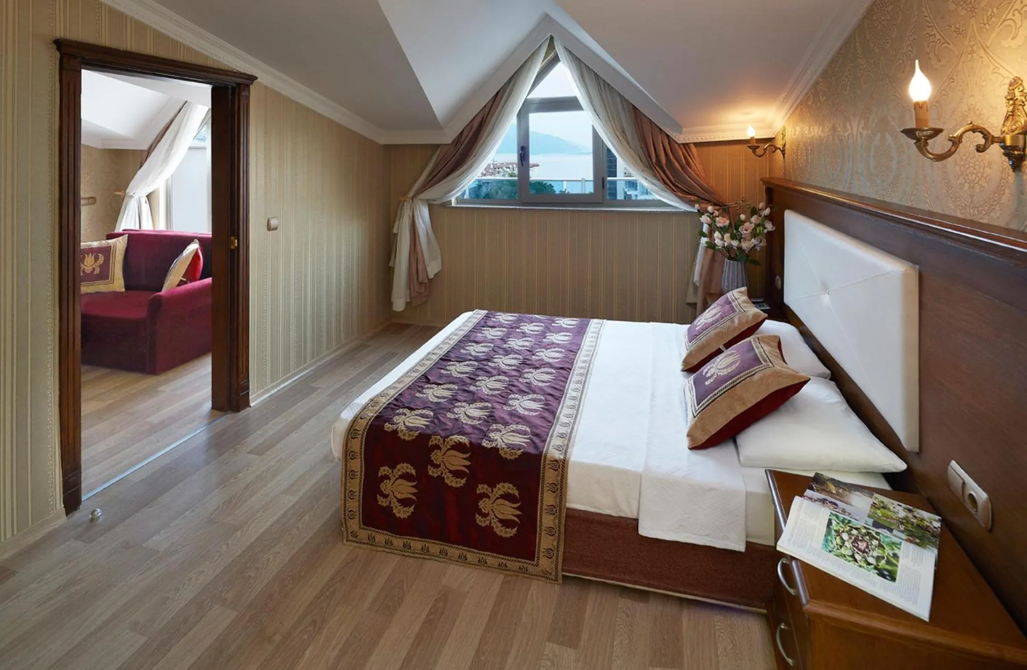 Bed in Emre Beach & Emre Hotel