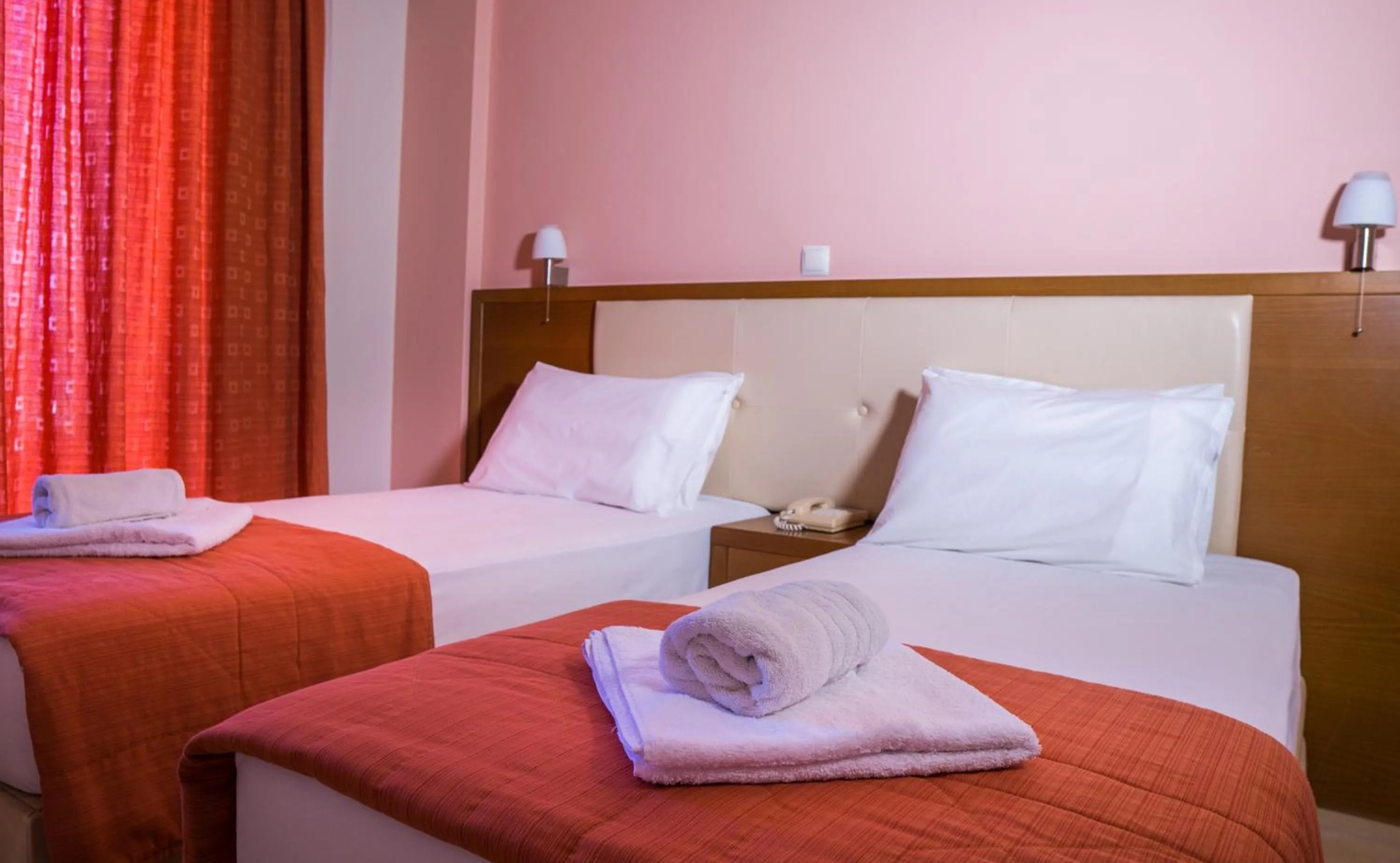 Bed in Palatino Hotel