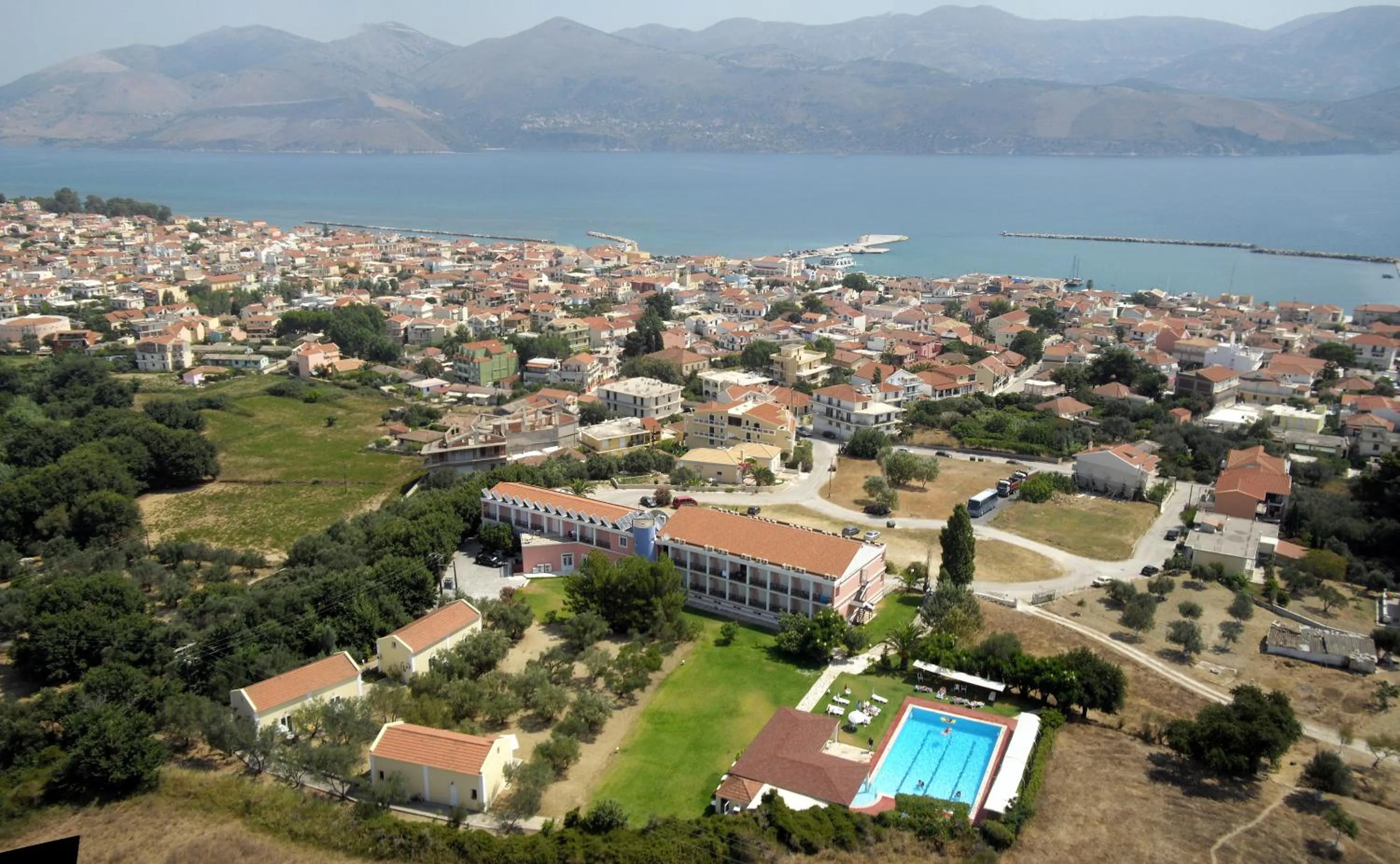 Bird's eye view in Palatino Hotel