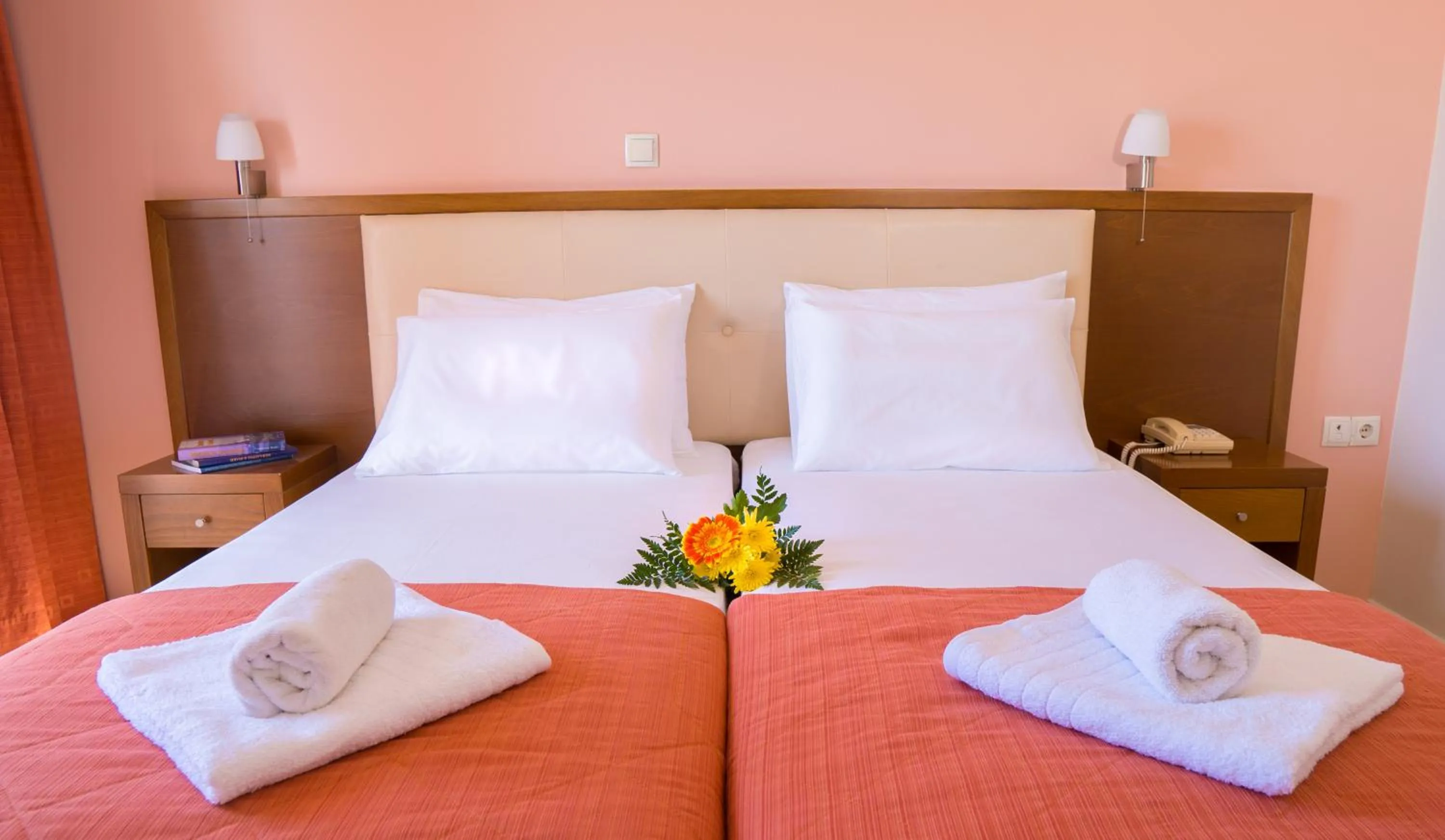 Bed in Palatino Hotel