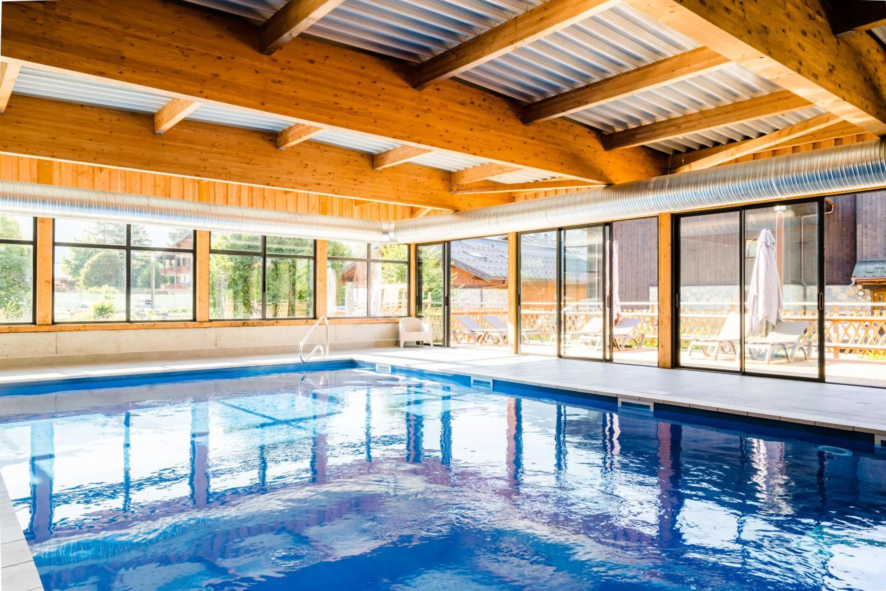 Swimming pool in Village Vacances le Bérouze