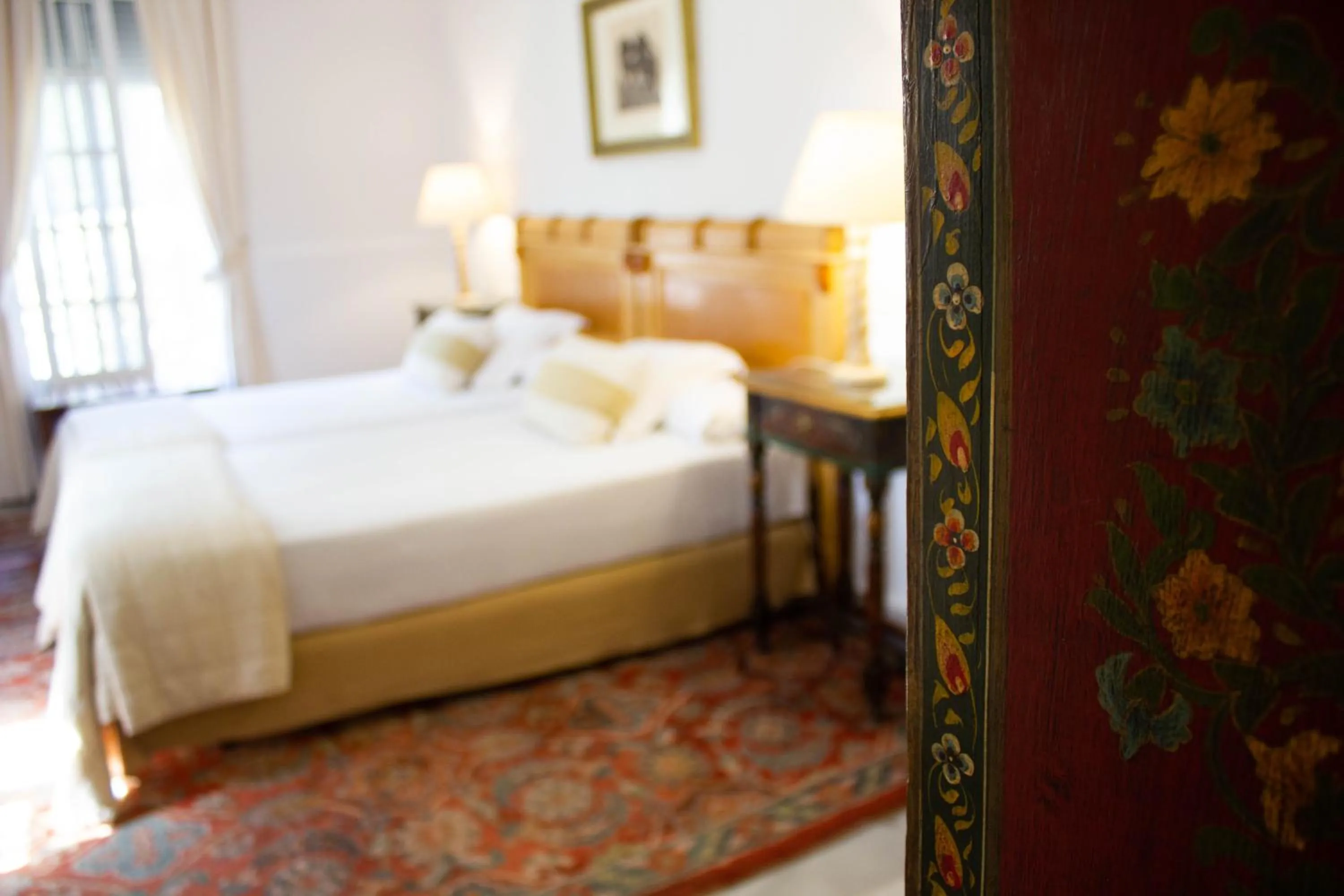 Bed in Hotel Hacienda Montenmedio