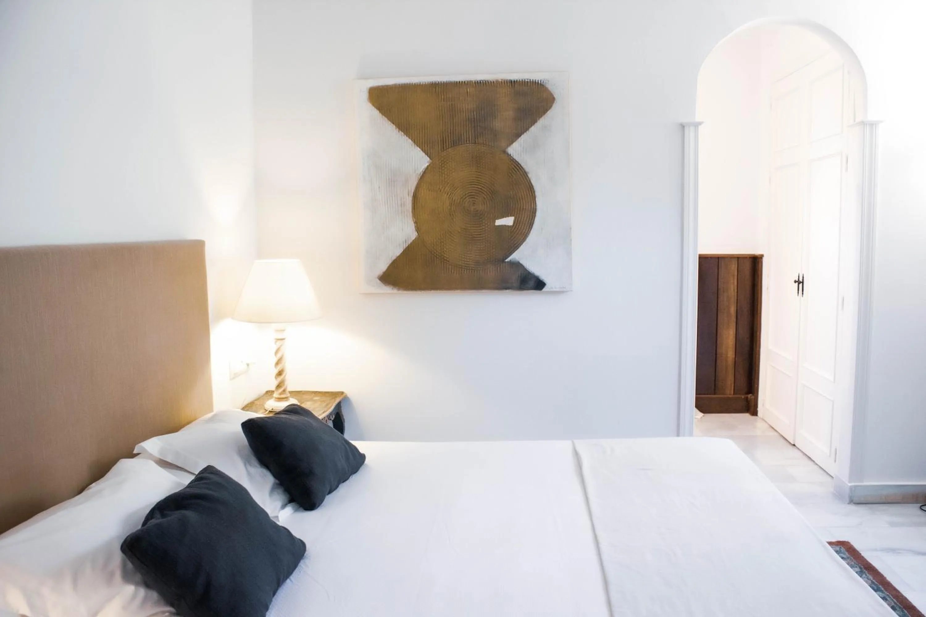 Bed in Hotel Hacienda Montenmedio