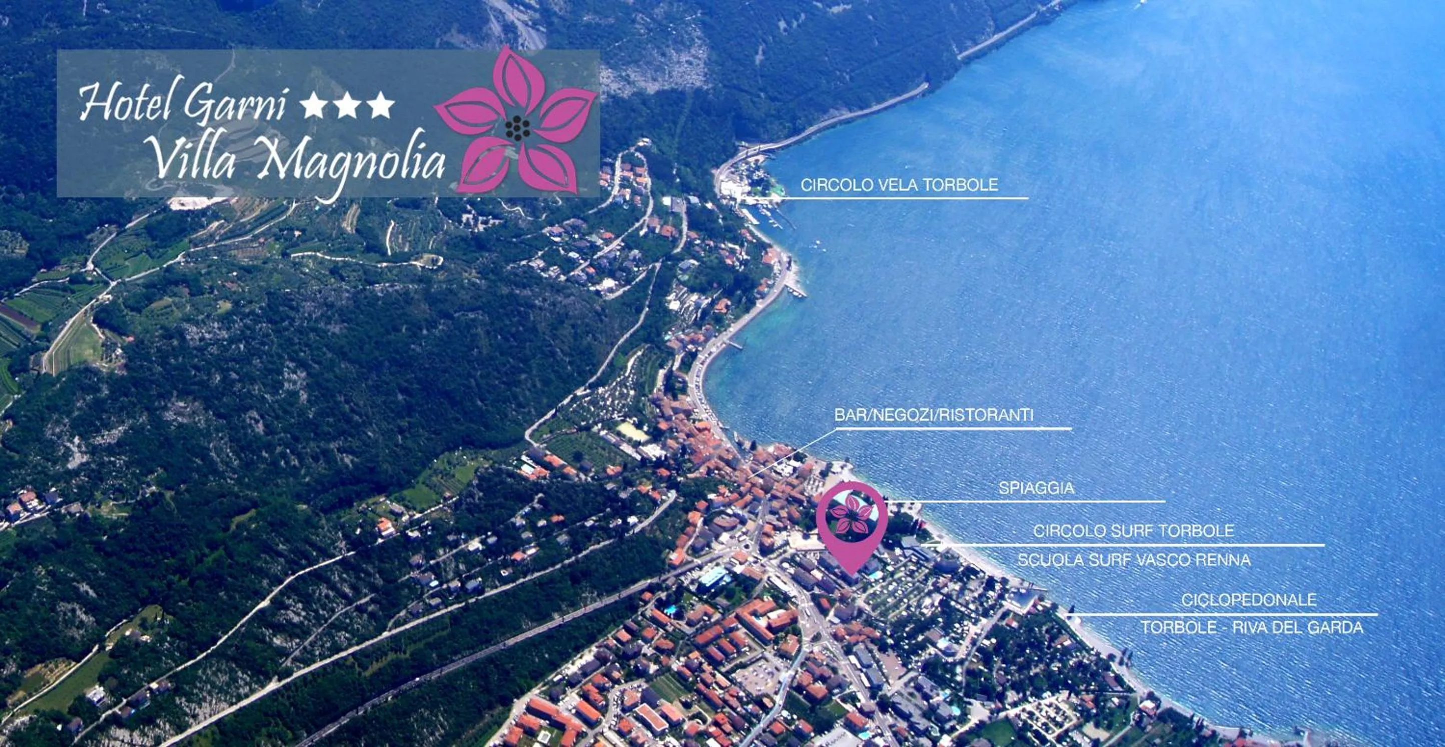 Nearby landmark in Hotel Garnì Villa Magnolia