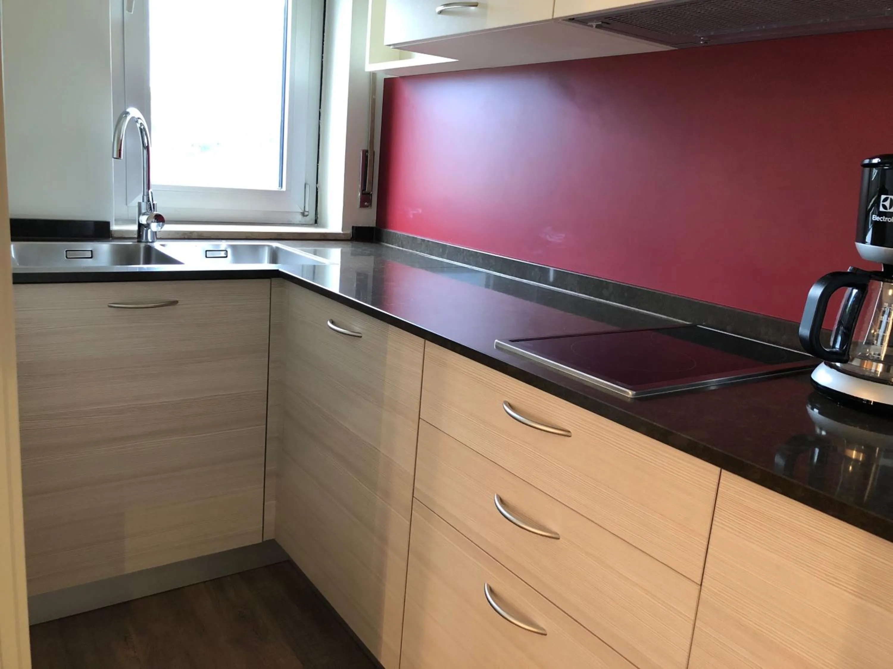 Kitchen or kitchenette in Hotel Garnì Villa Magnolia