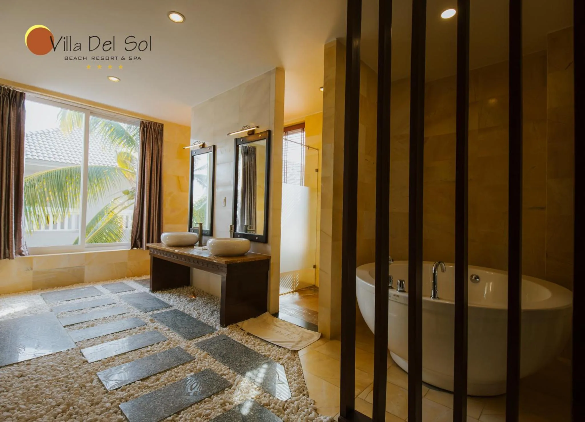 Toilet in Villa Del Sol Beach Resort & Spa