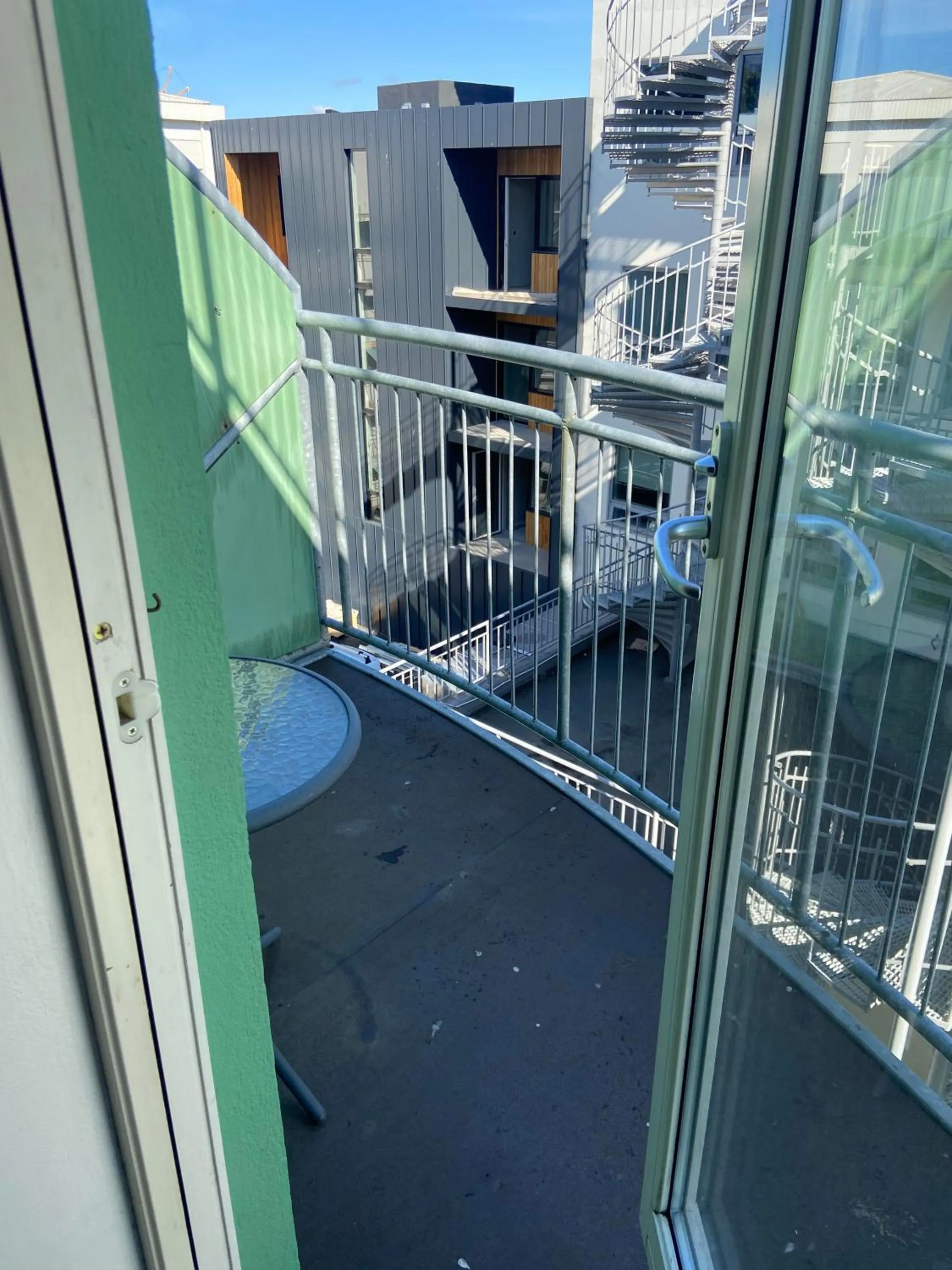 Balcony/Terrace in Akureyri Backpackers