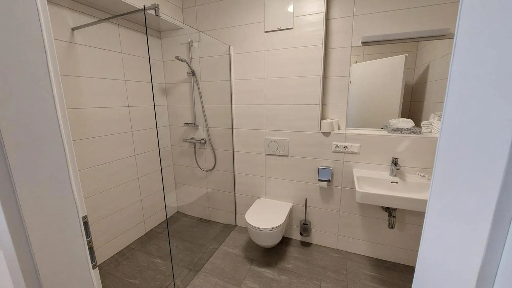 Shower in Landhotel Häuserl im Wald