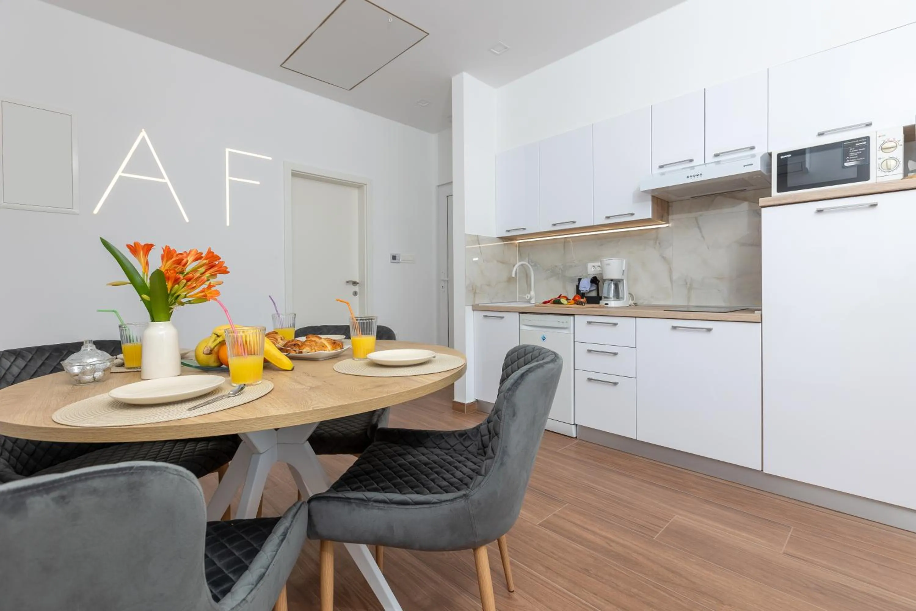 Dining area in Apartment Flora