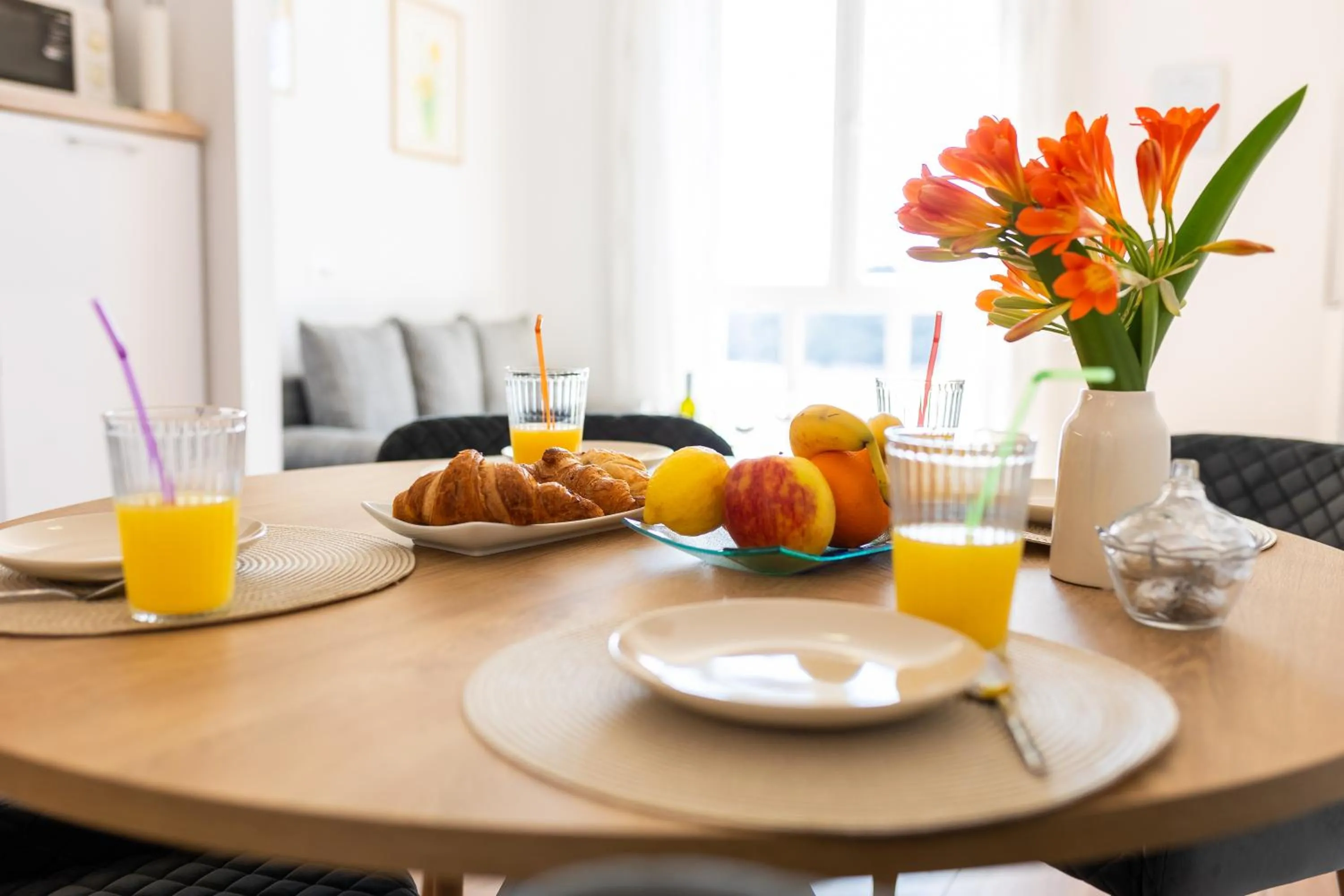 Dining area in Apartment Flora